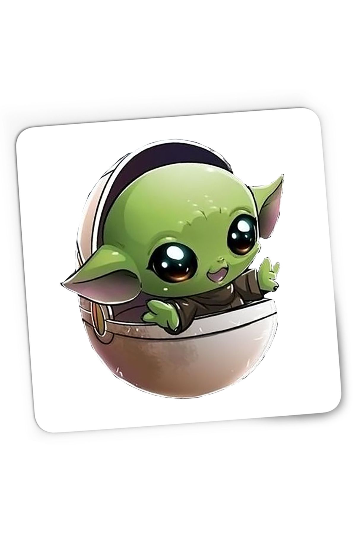 OEM-Mousepad Gaming Baby Yoda Cos, Star Wars, Mandalorian, 21x19 cm 1