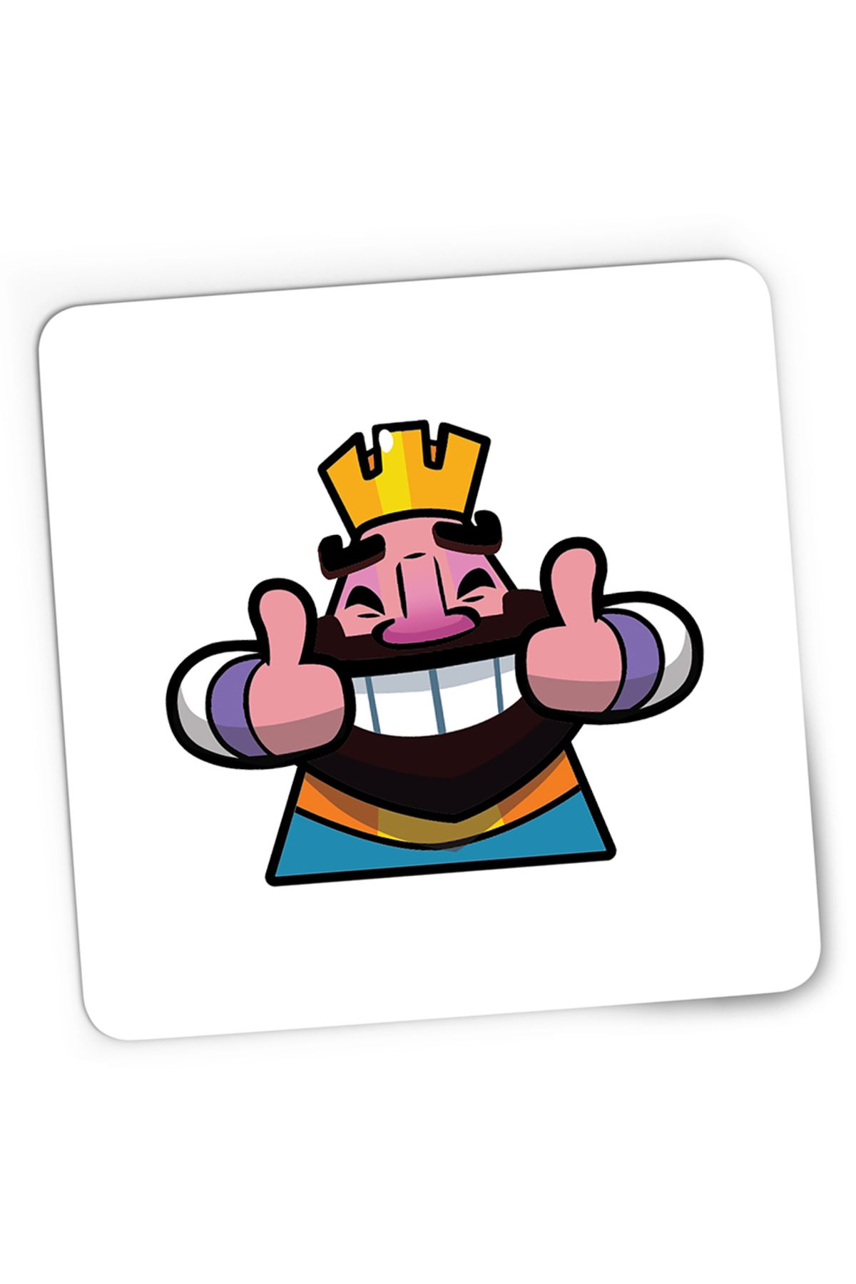 OEM-Mousepad Gaming Happy King Clash Royale Clans, 21x19 cm 1