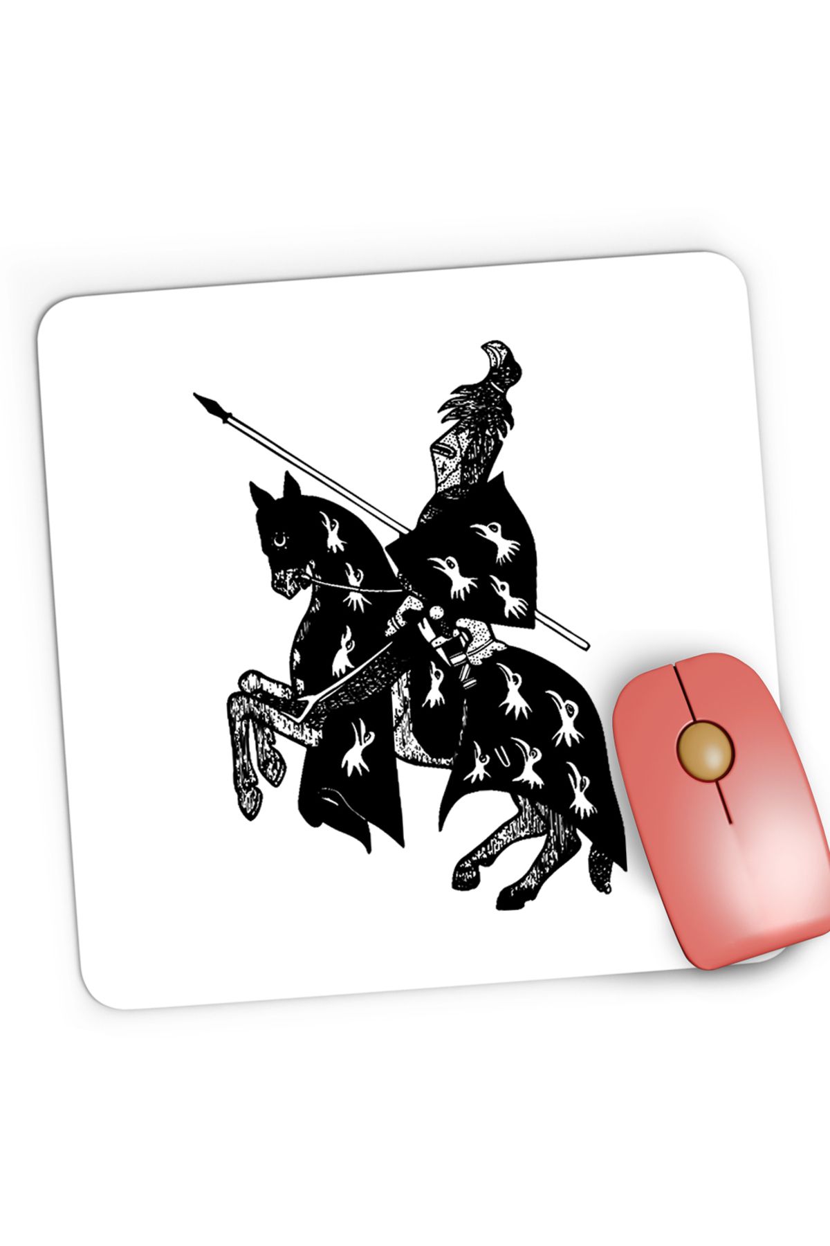OEM-Mousepad Gaming Age Of Empires Knight Crusades Golden Horde Knight Horse, 21x19 cm 2