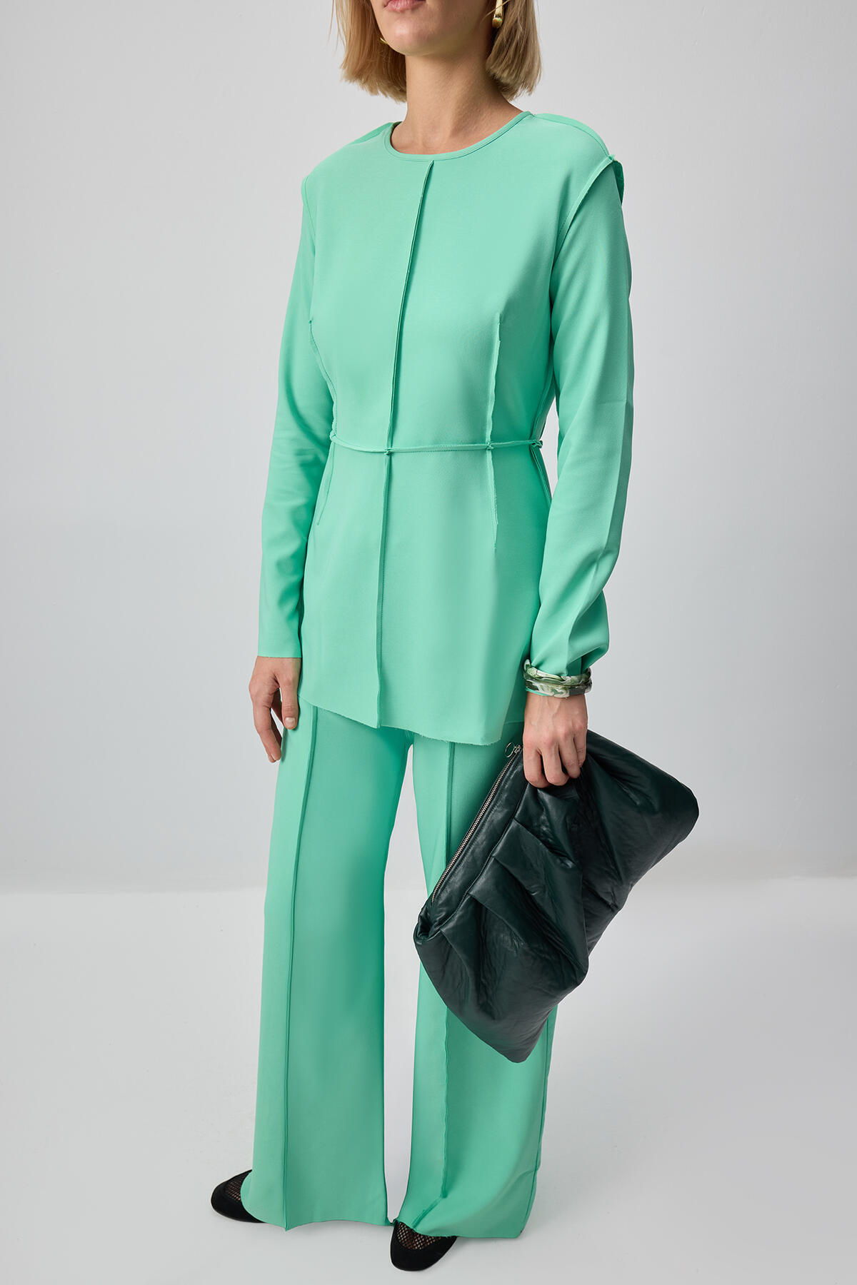Touche Prive Pintuck Tunic Trousers Set
