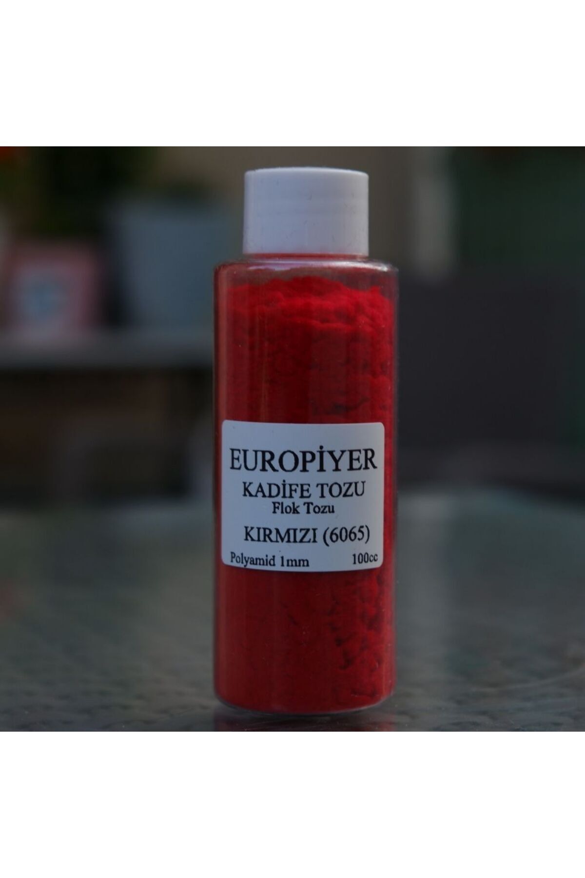 Europiyer Kırmızı Kadife Tozu (FLOK TOZU)