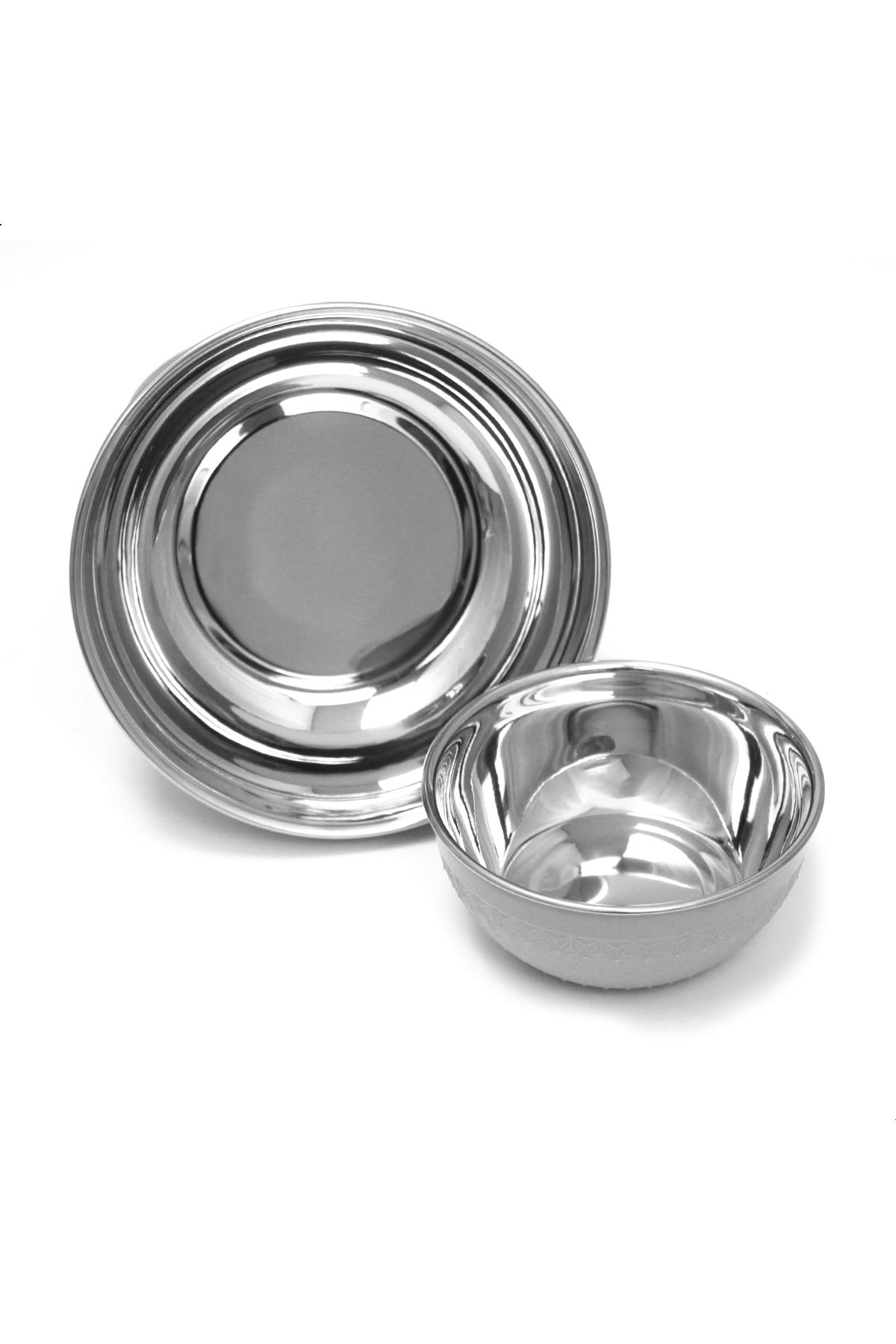 Axis-3pcs Insulated Mixing Bowl Set with Lids | 600ML, 1200ML, 1800ML | Steel Inner, Plastic Outer 4