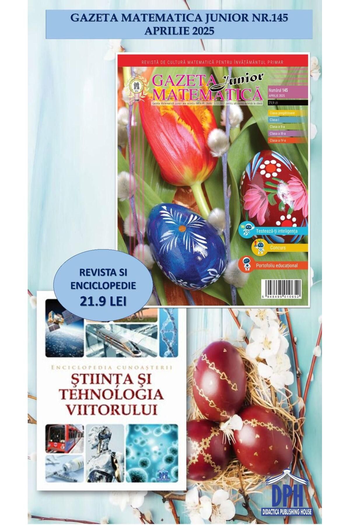Editura Didactica Publishing House-Junior Mathematics Gazette No. 145, April 2025 (Bo 1