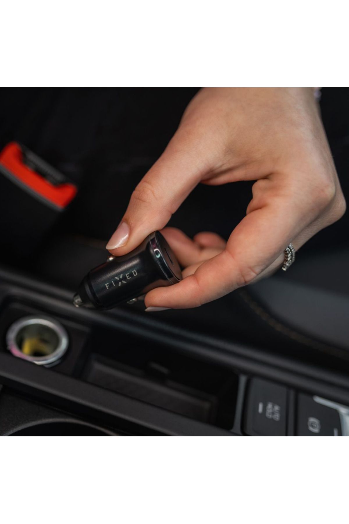 FIXED-Încărcător auto fix USB-C, 30W | FIXCC30N-C-BK 4