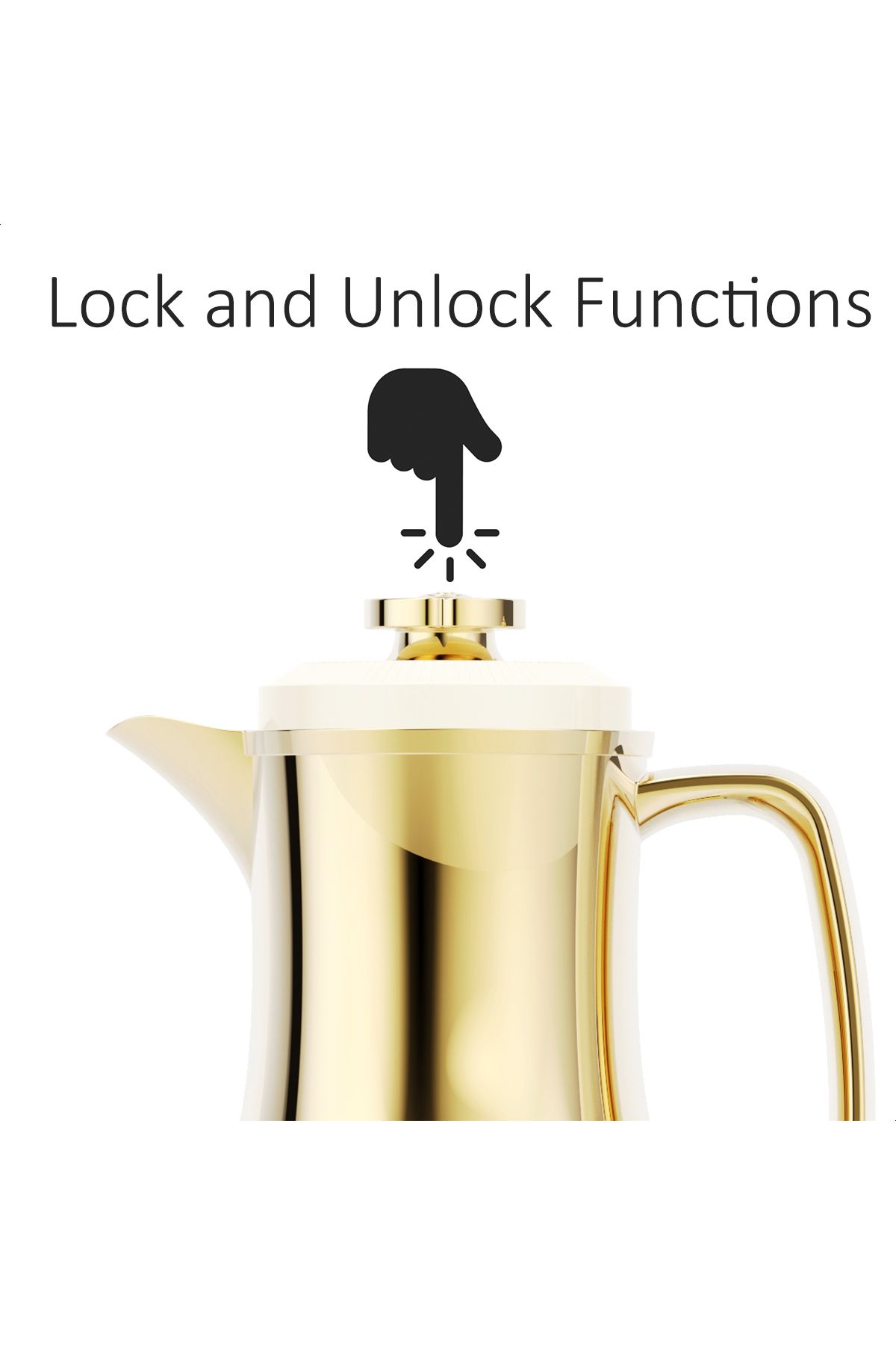 Blackstone-1 Liter Flask - Leakproof Button Locking Design, Lightweight Durable Flask for Hot & Cold Drinks 2