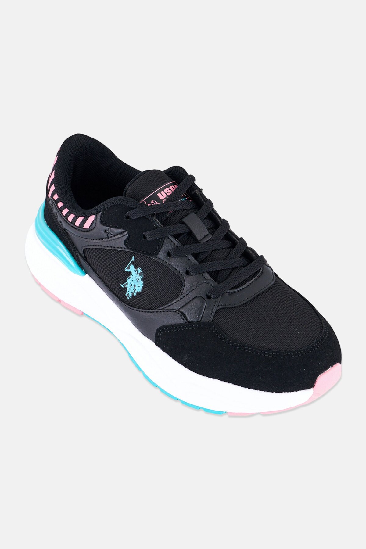 U.S. Polo Assn. Women Blossom 4Fx Lace Up Outdoor Shoes, Black