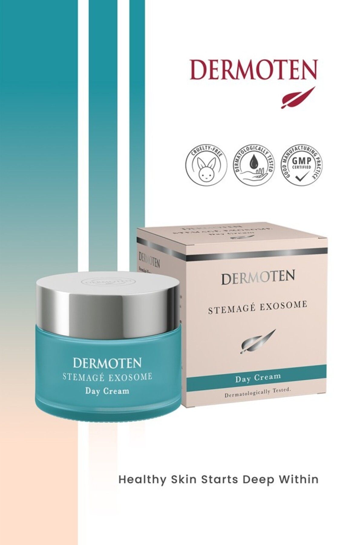 Dermoten-Stemagé Exosome Stem Cell / Daytime Exosome Cream Providing Moisturizing-Shiny Appearance 50 ml 2
