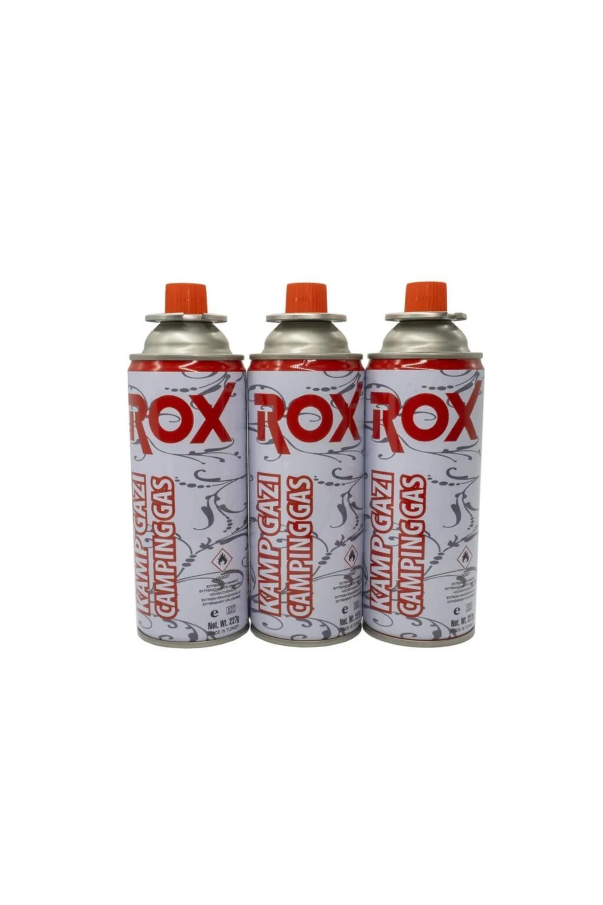 Rox Kamp Ocak Gazı Valfli Kartuş 227gr - 3 Adet