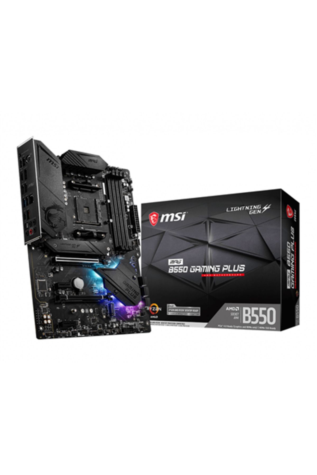 ARMSİLVER-MSI | MPG B550 GAMING PLUS | Familie de procesoare AMD | Socket AM4 | DDR4 1