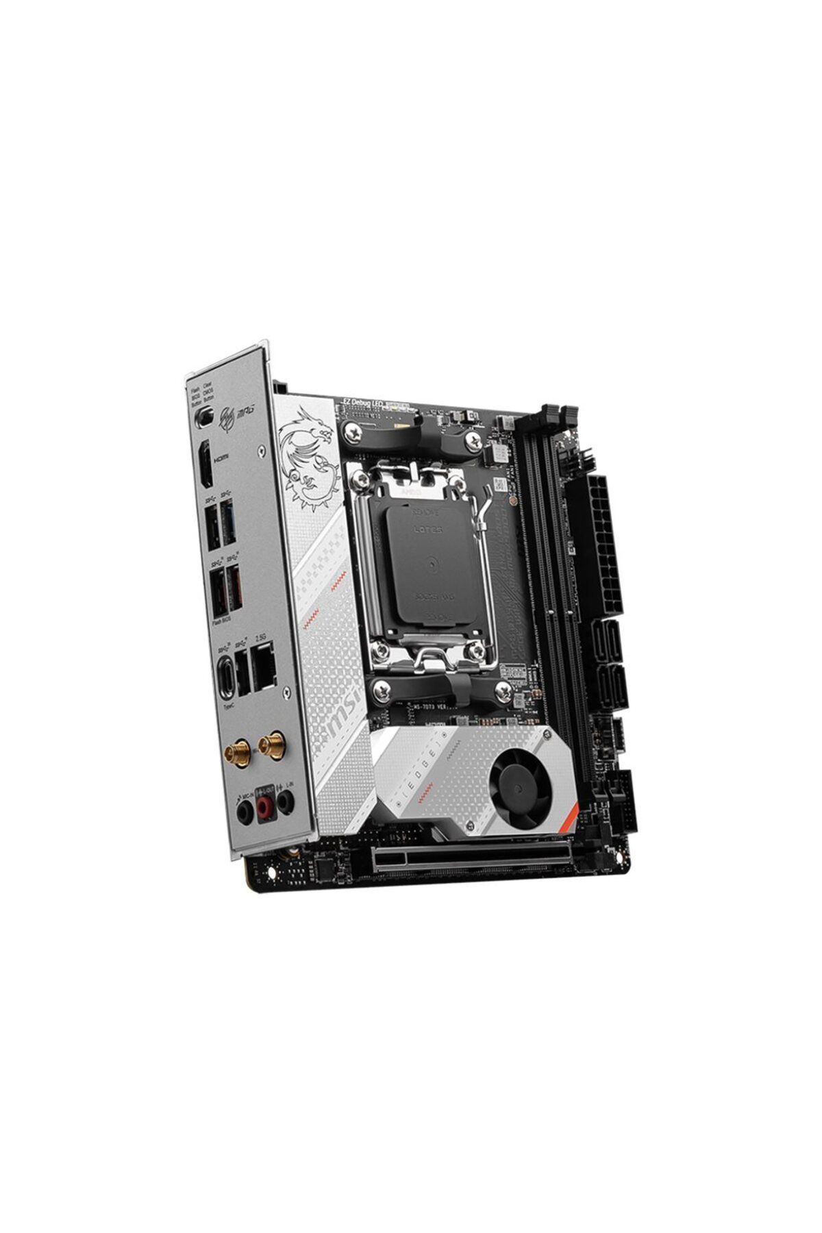 ARMSİLVER-MSI | MPG B650I EDGE WIFI | Familie de procesoare AMD | Socket AM5 | Memorie DIMM DDR5 3