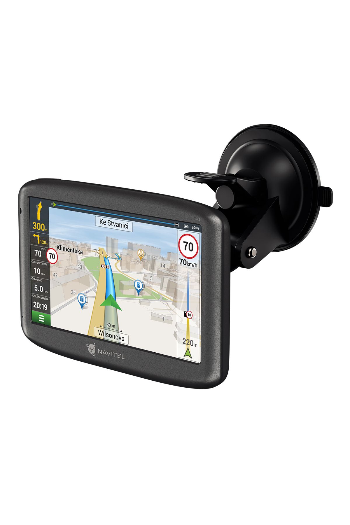 Navitel-| E505 Magnetic | 5.0" TFT LCD 480 x 272 pixels pixels | GPS (satellite) | Maps included 4
