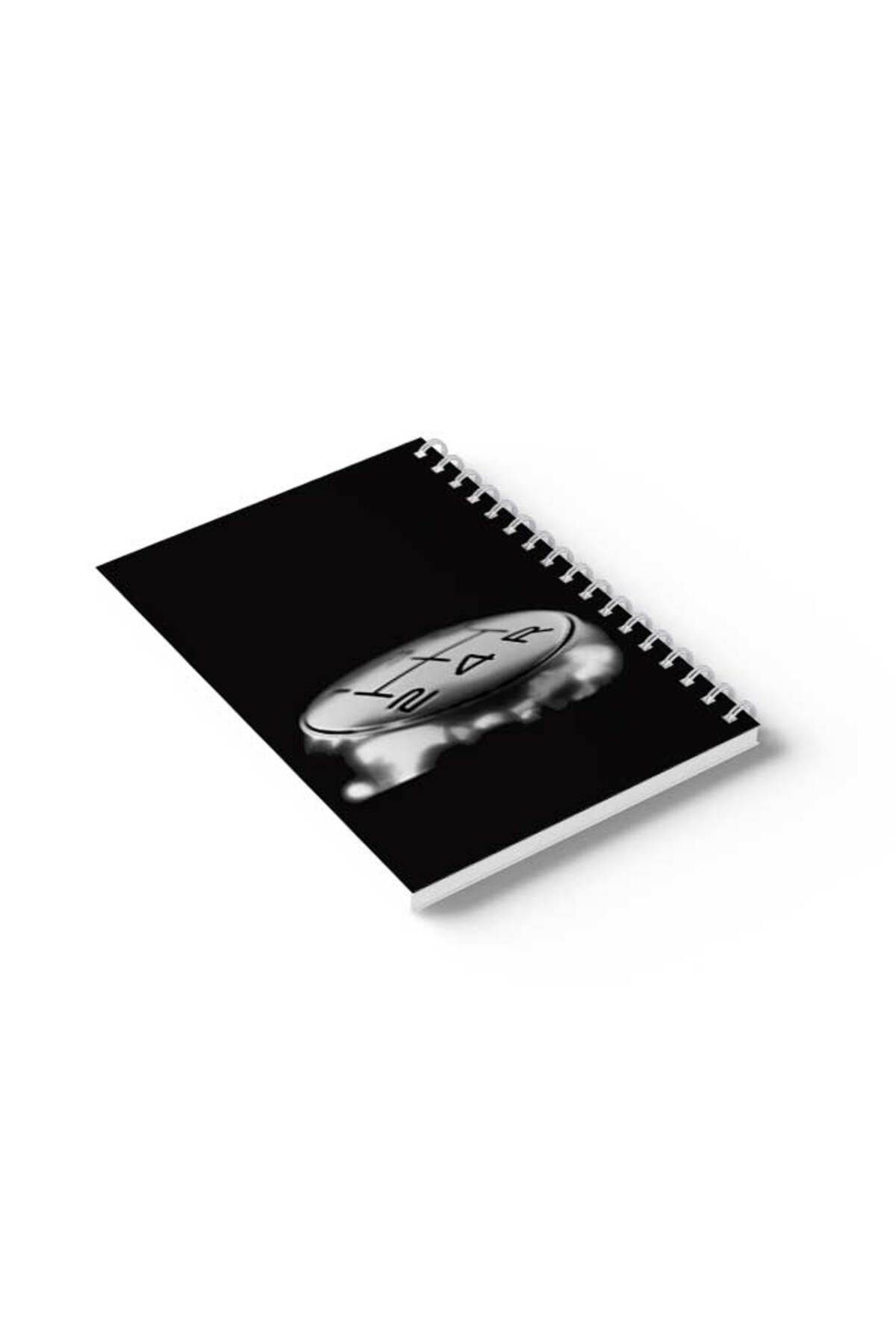 LOWHA-Spiral Notebook with Front and Back Hard Covers Featuring 24 R Design 6