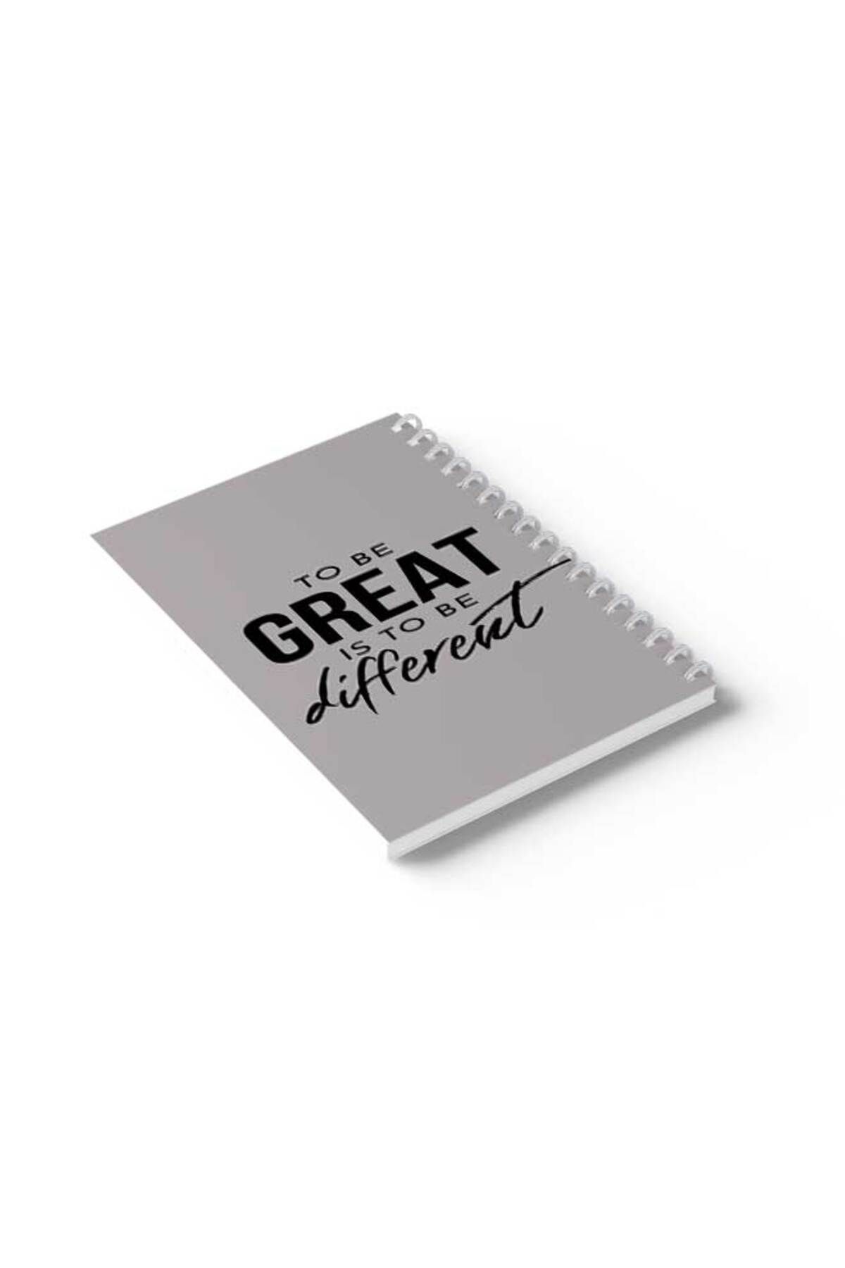 LOWHA-Spiral Notebook with Front and Back Hard Covers Featuring to Be Great Design 6