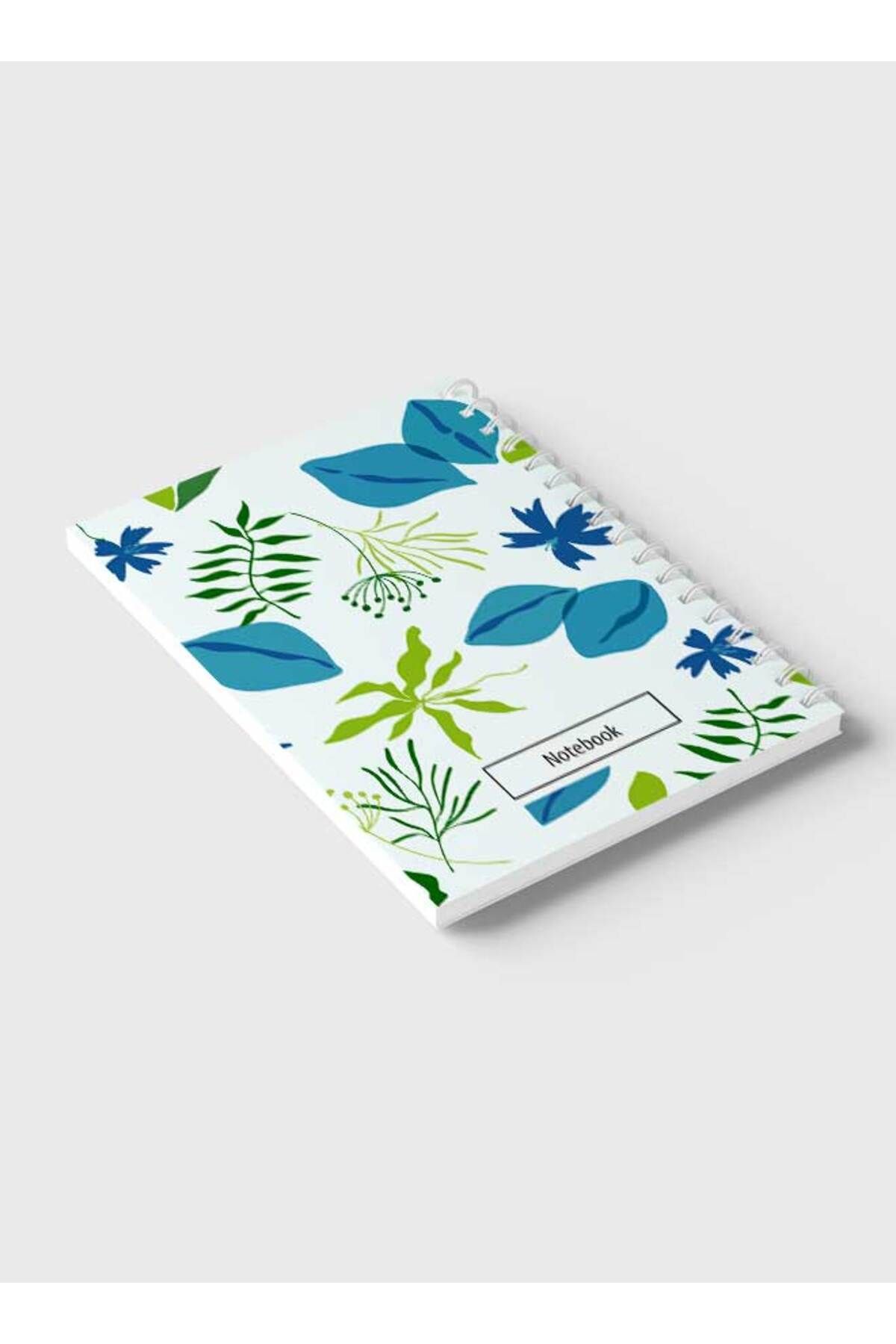 LOWHA-Spiral Notebook with Front and Back Hard Covers Featuring Plum Vector Design 6