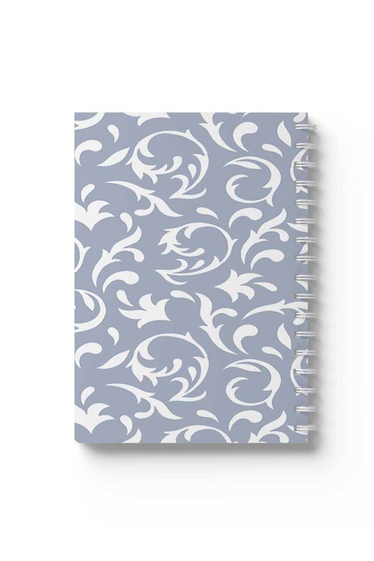 LOWHA-Spiral Notebook with Front and Back Hard Covers Featuring Shapes Design 1