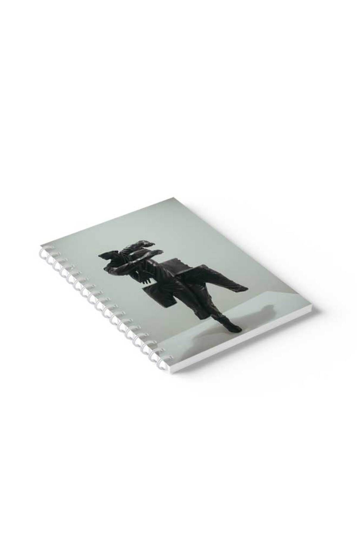 LOWHA-Spiral Notebook with Front and Back Hard Covers Featuring Parted Design 2