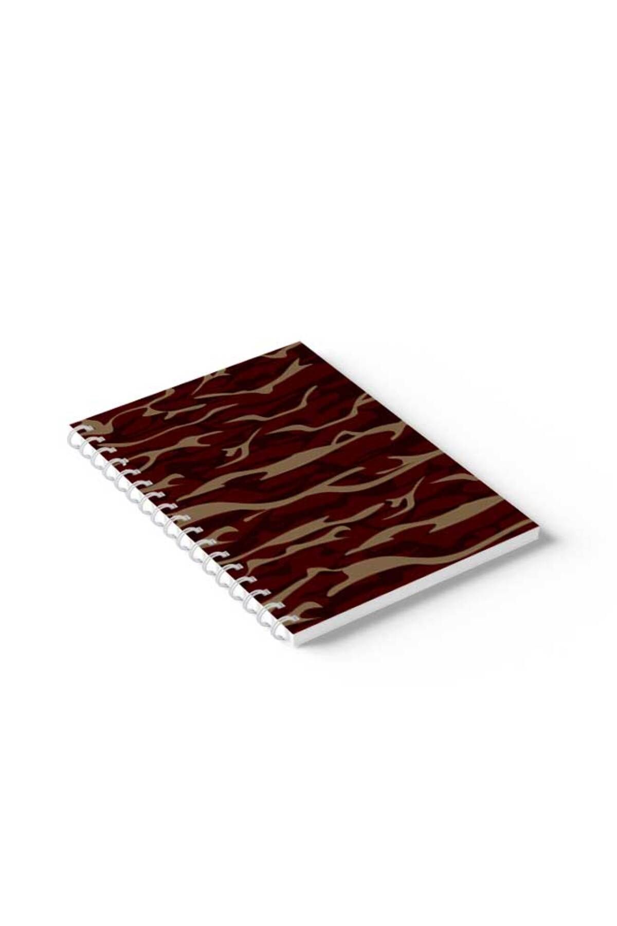 LOWHA-Spiral Notebook with Front and Back Hard Covers Featuring Shapes Design 2