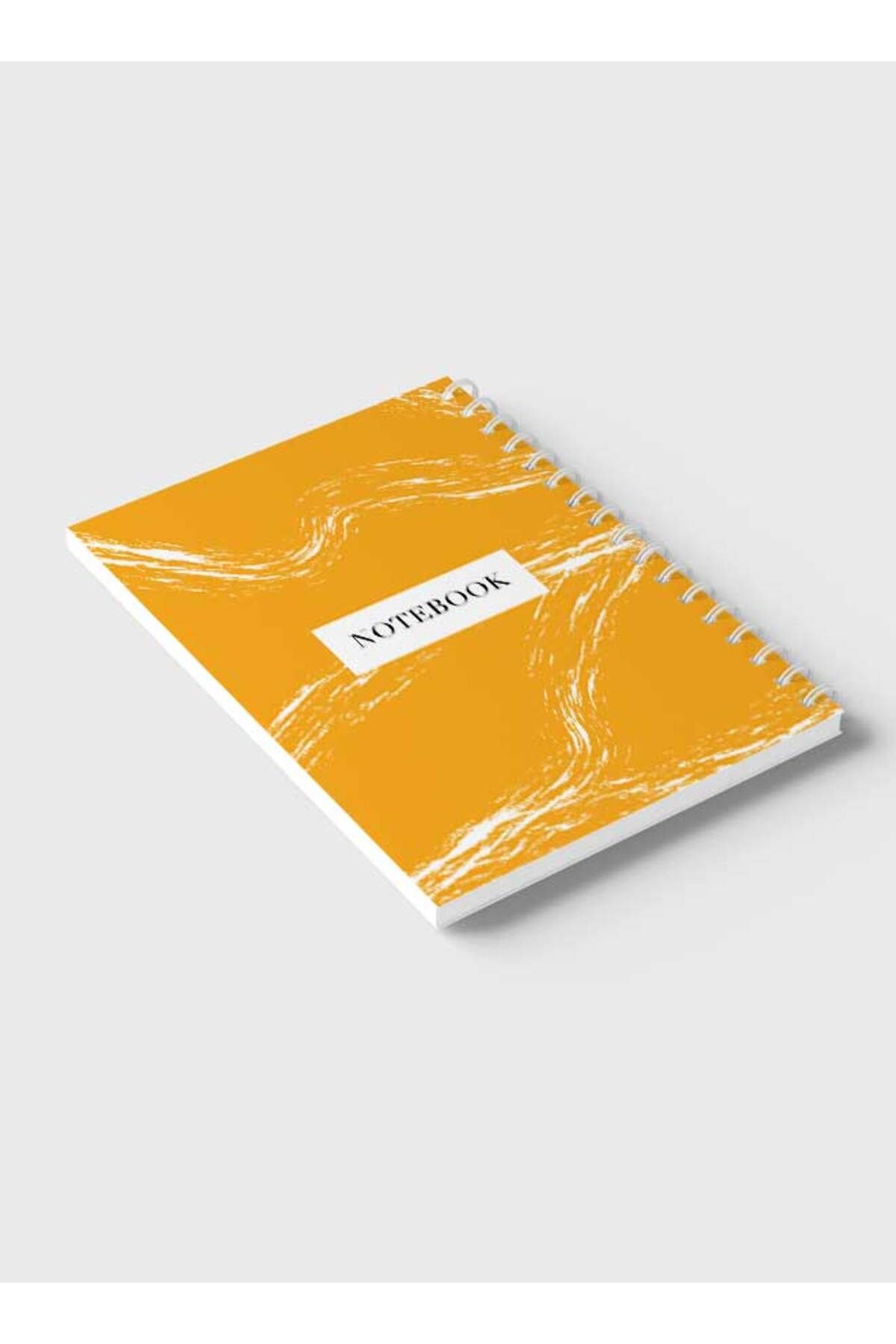 LOWHA-Spiral Notebook with Front and Back Hard Covers Featuring Abstract Design 6