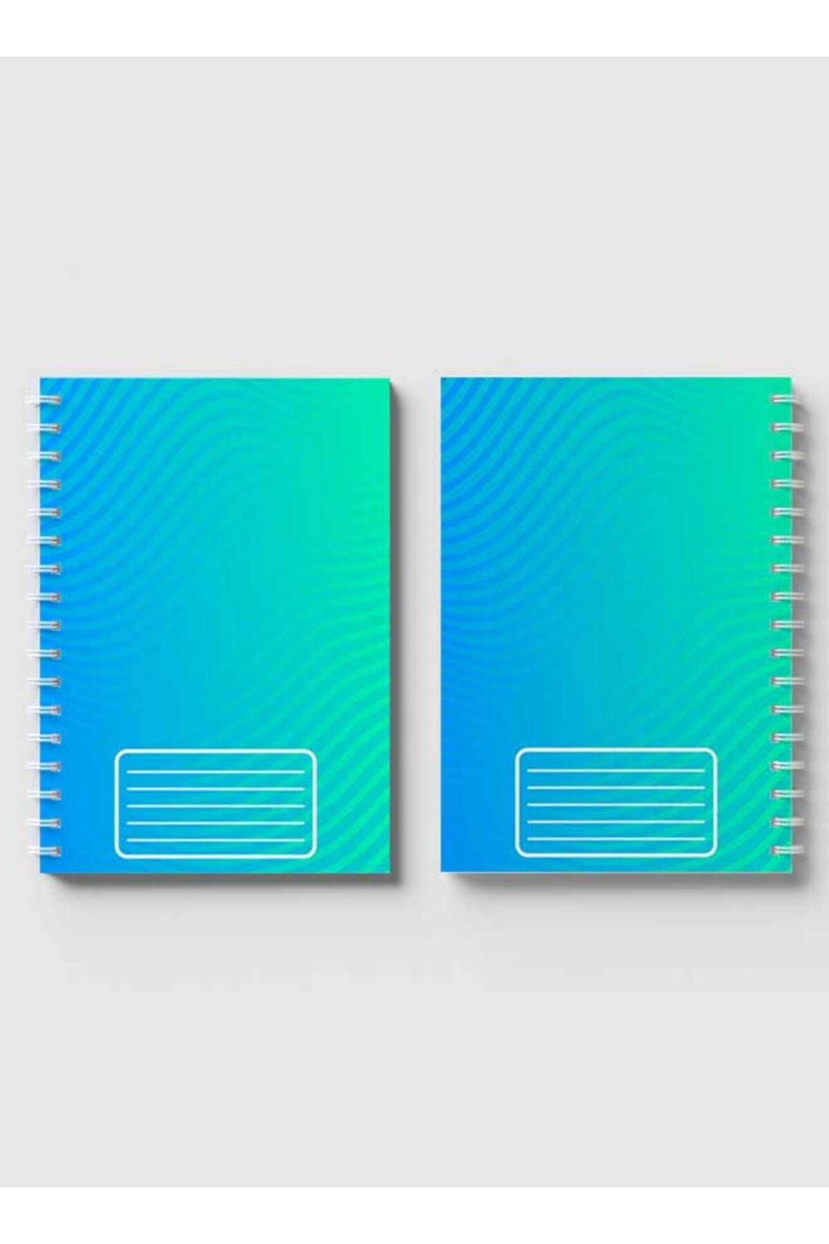 LOWHA-Spiral Notebook with Front and Back Hard Covers Featuring Abstract Design 4