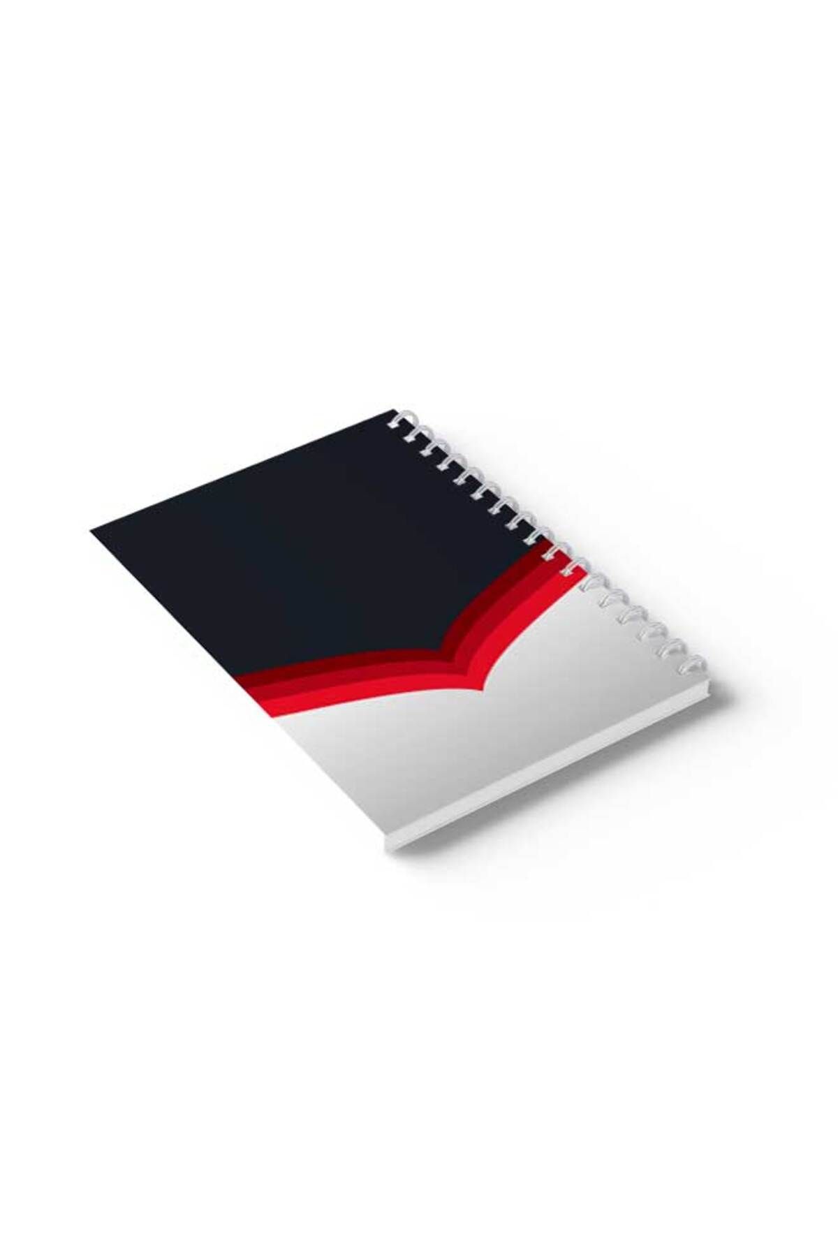 LOWHA-Spiral Notebook with Front and Back Hard Covers Featuring Dark Design 6