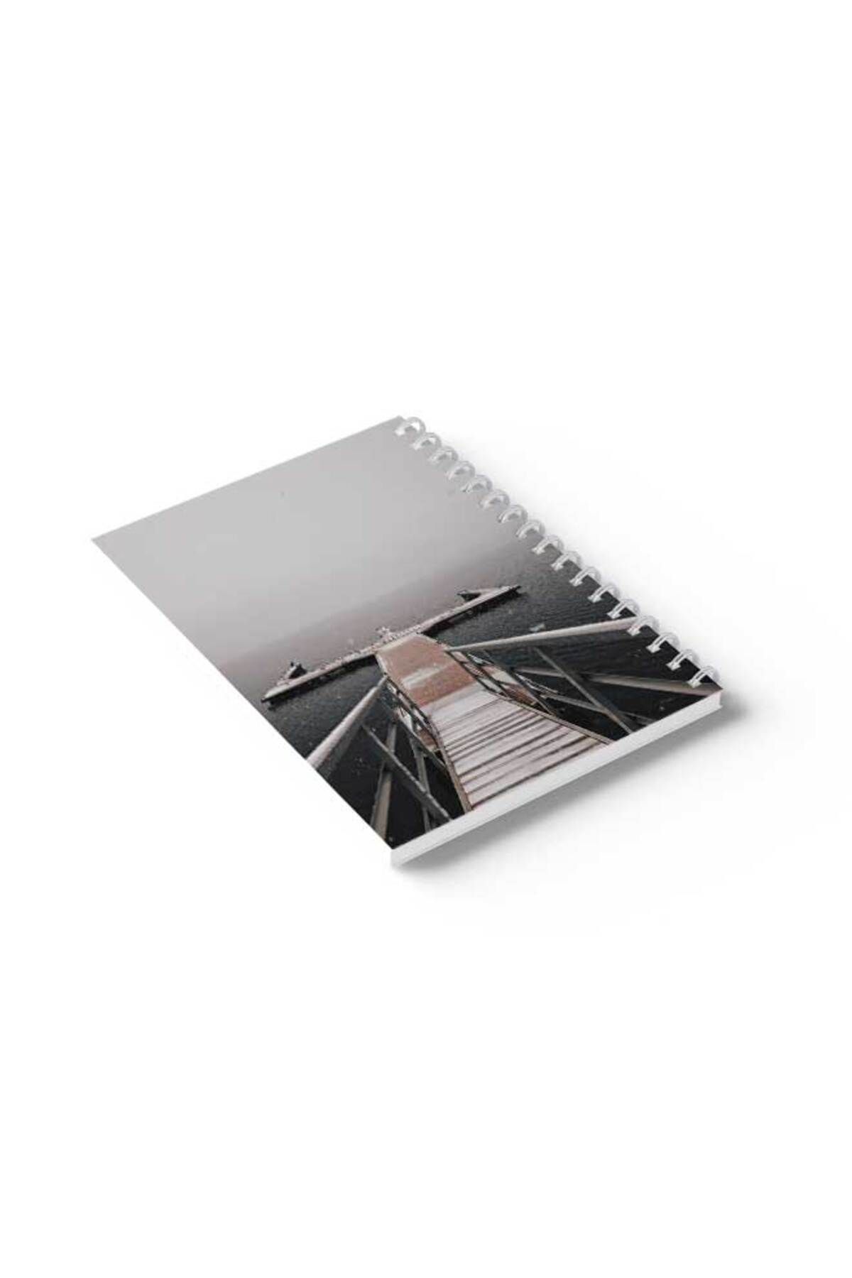 LOWHA-Spiral Notebook with Front and Back Hard Covers Featuring Into the Sea Design 6