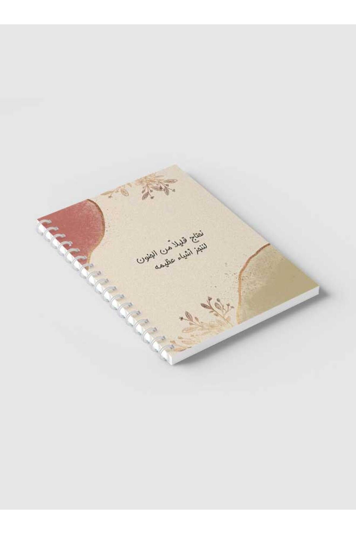LOWHA-Spiral Notebook with Front and Back Hard Covers Featuring We Need A Little Crazy Design 6