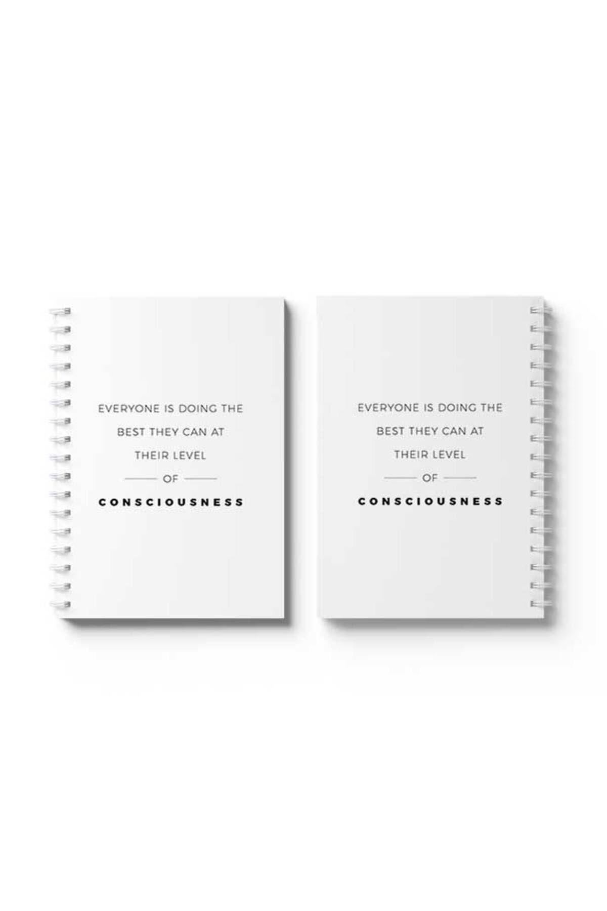 LOWHA-Spiral Notebook with Front and Back Hard Covers Featuring Everyone Is Doing the Best Design 4