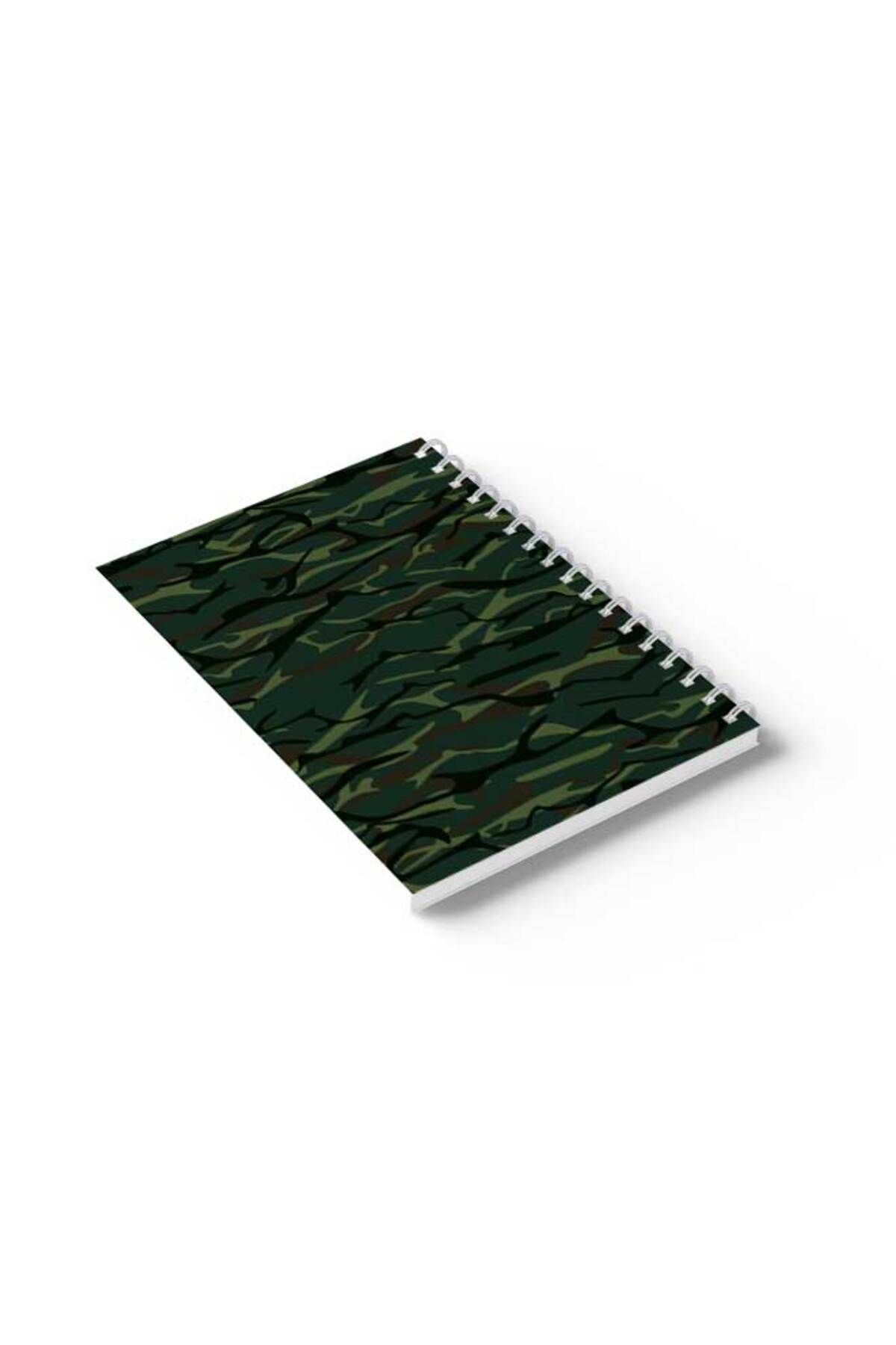 LOWHA-Spiral Notebook with Front and Back Hard Covers Featuring Shapes Design 6