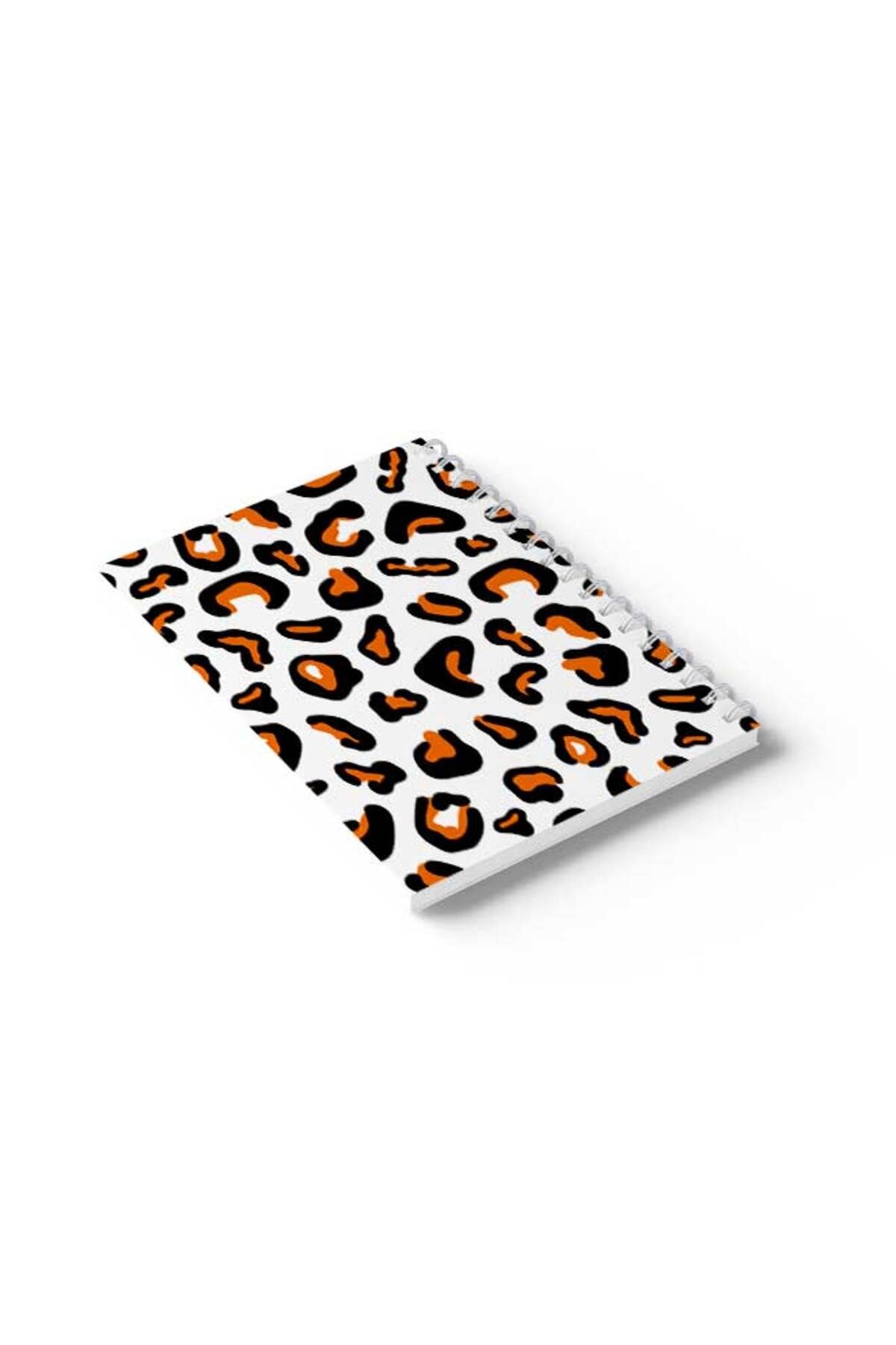 LOWHA-Spiral Notebook with Front and Back Hard Covers Featuring Cheetah Print Design 6