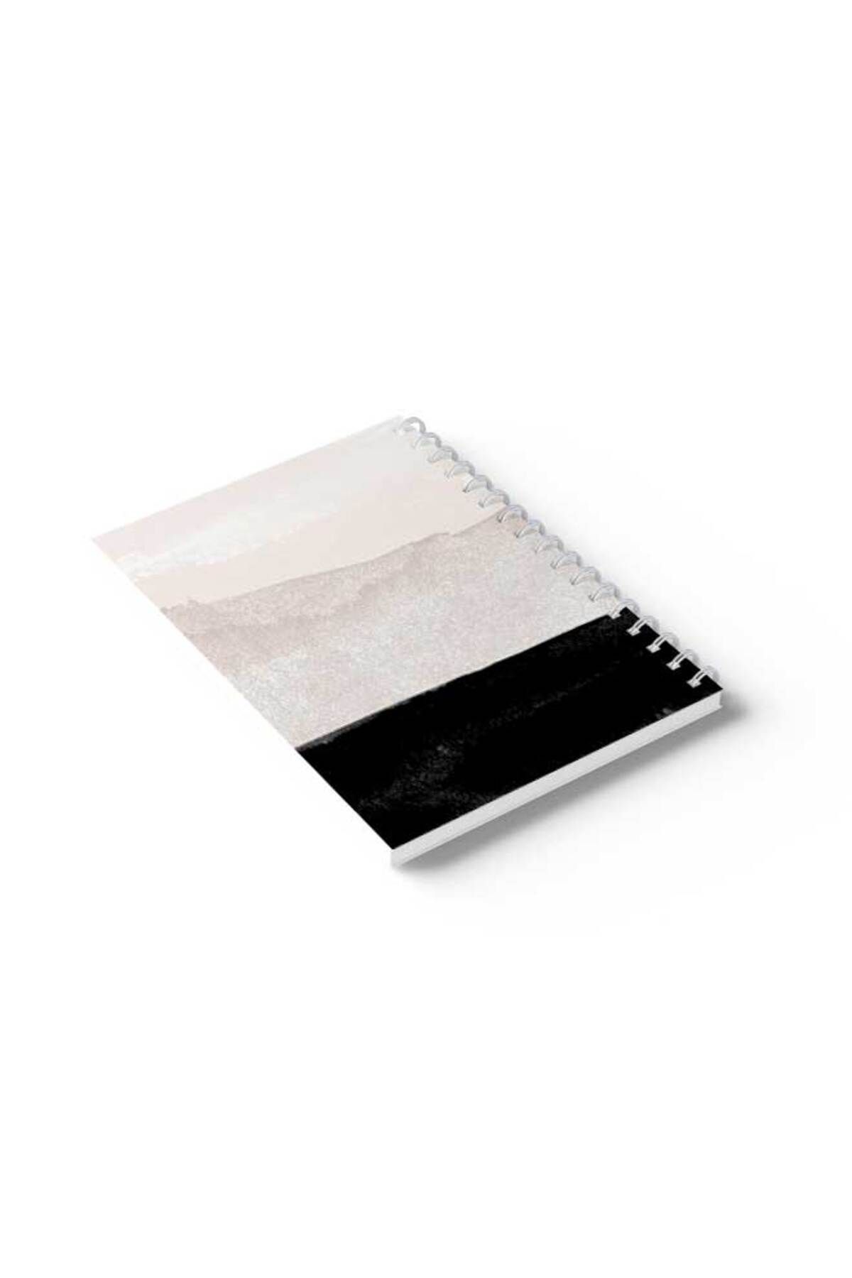 LOWHA-Spiral Notebook with Front and Back Hard Covers Featuring Dark Design 6