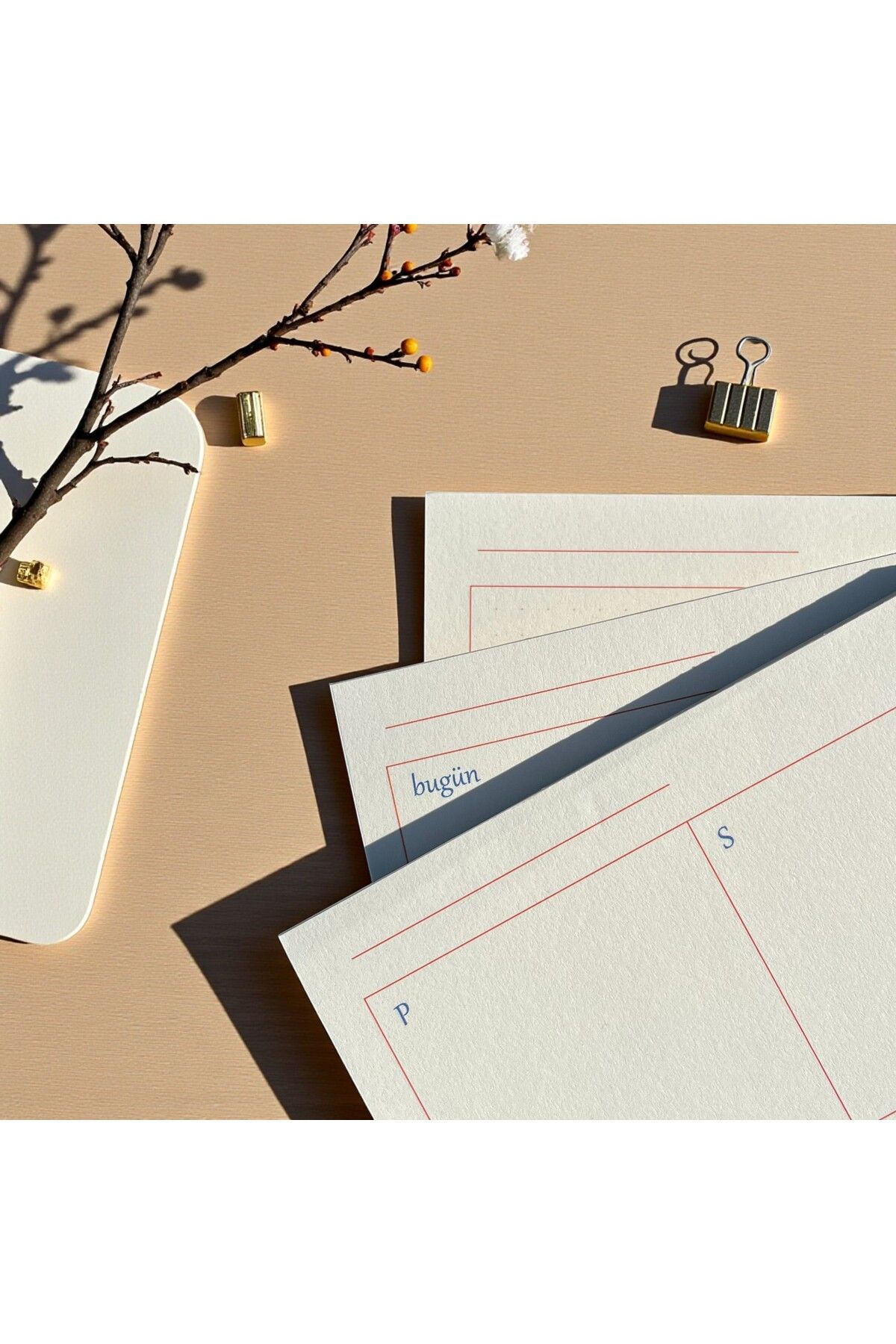 Fark Tanıtım-Set of 3 Desktop Note Papers – Today - Tomorrow |   Weekly Plan |   Dotted Page |   80 Sheets 7