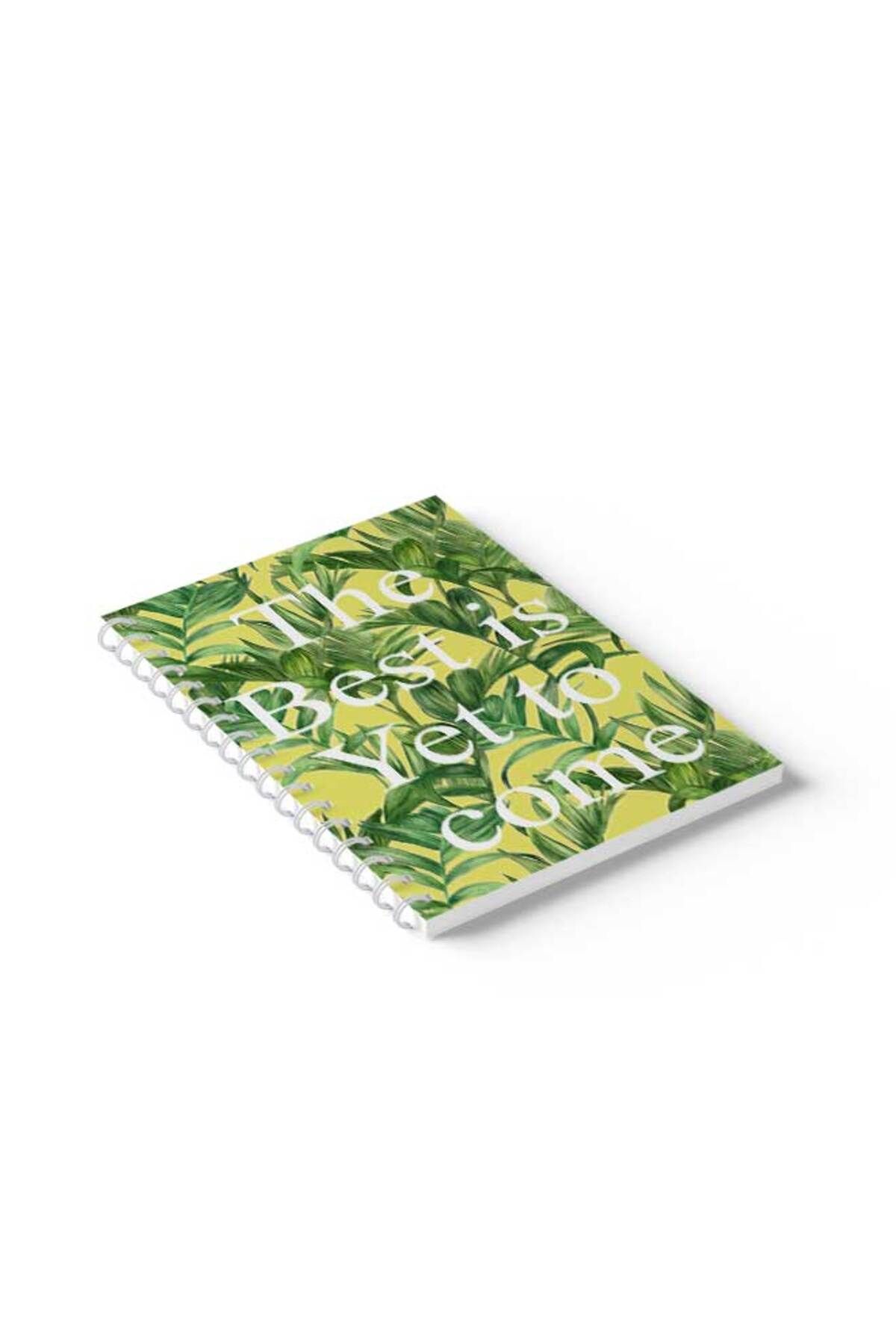 LOWHA-Spiral Notebook with Front and Back Hard Covers Featuring the Best Is Yet to Come Design 2