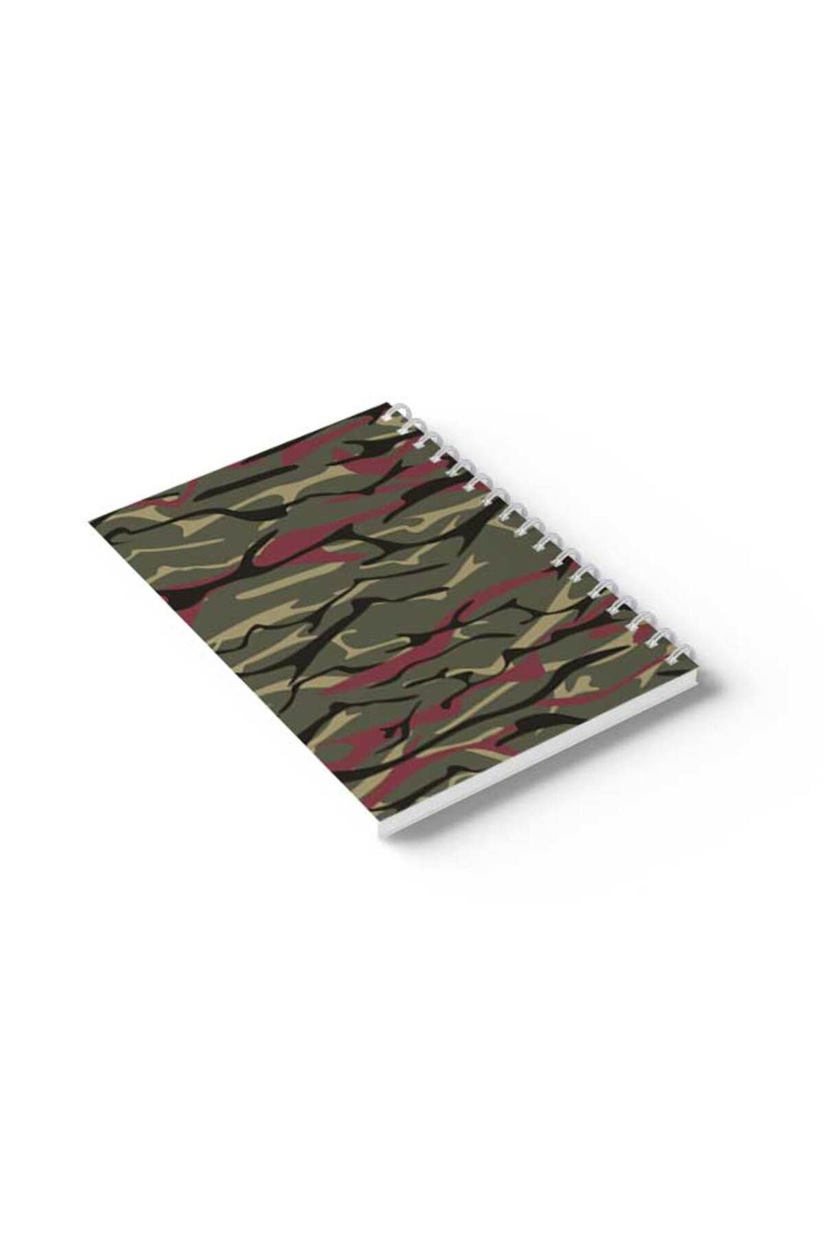 LOWHA-Spiral Notebook with Front and Back Hard Covers Featuring Shapes Design 6