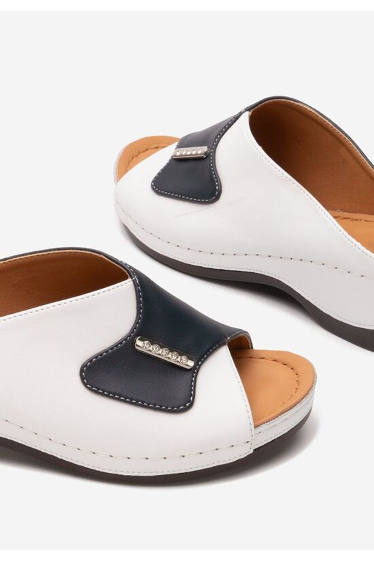 B T Shoes-Slippers with orthopedic sole Patisia navy 5