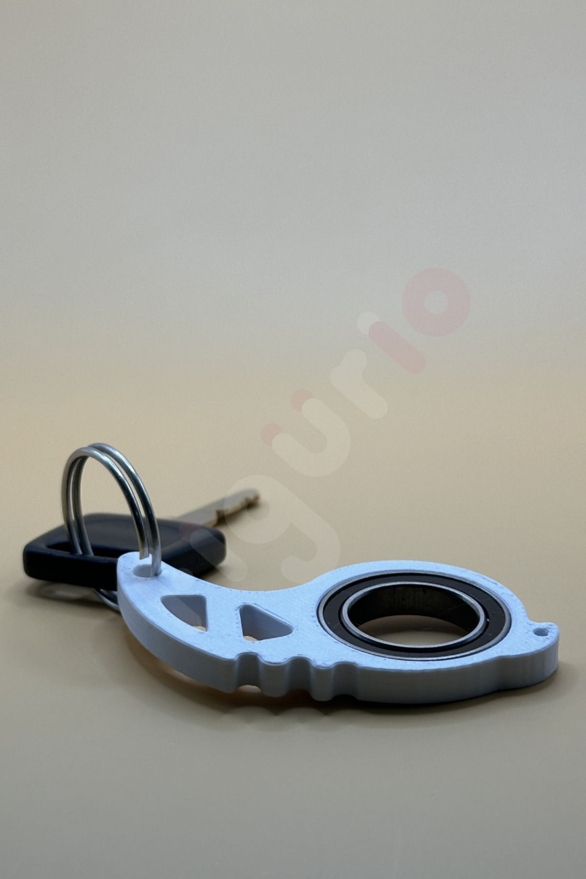 figurio-White Keyrambit Keychain / Rotatable Keychain 2