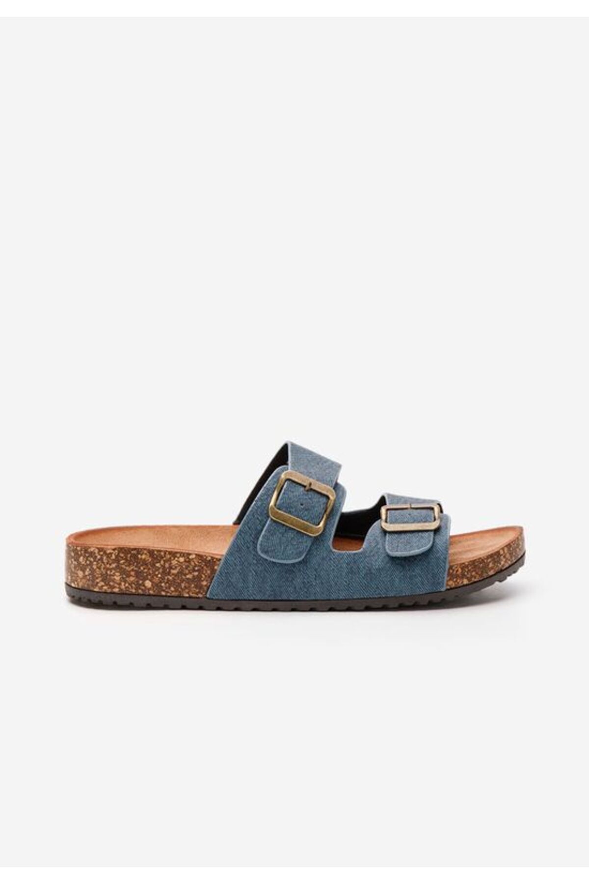 B T Shoes-Janeti jeans thick-soled slippers 3