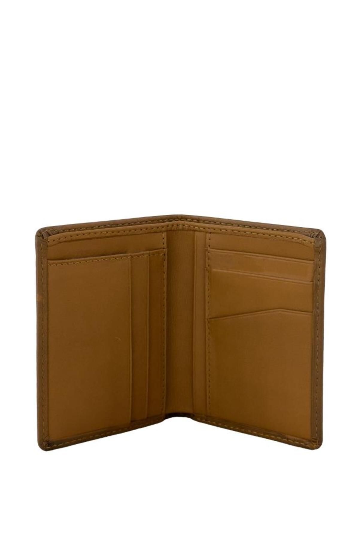 Grande-Genuine Leather Men's Wallet Rst2 Tan 1755 3