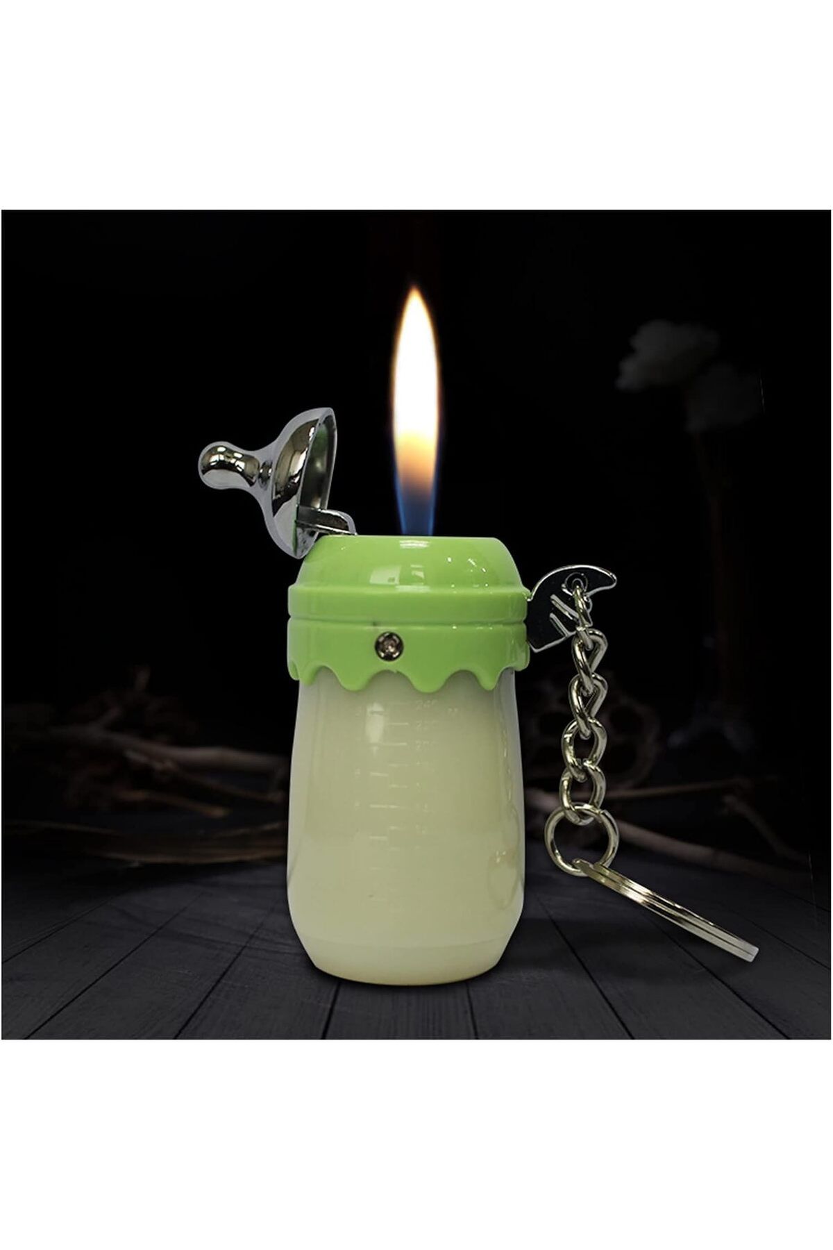Generic-Flame Lighter in Shape of Feeding Bottle Multicolour Randomly Assorted 3