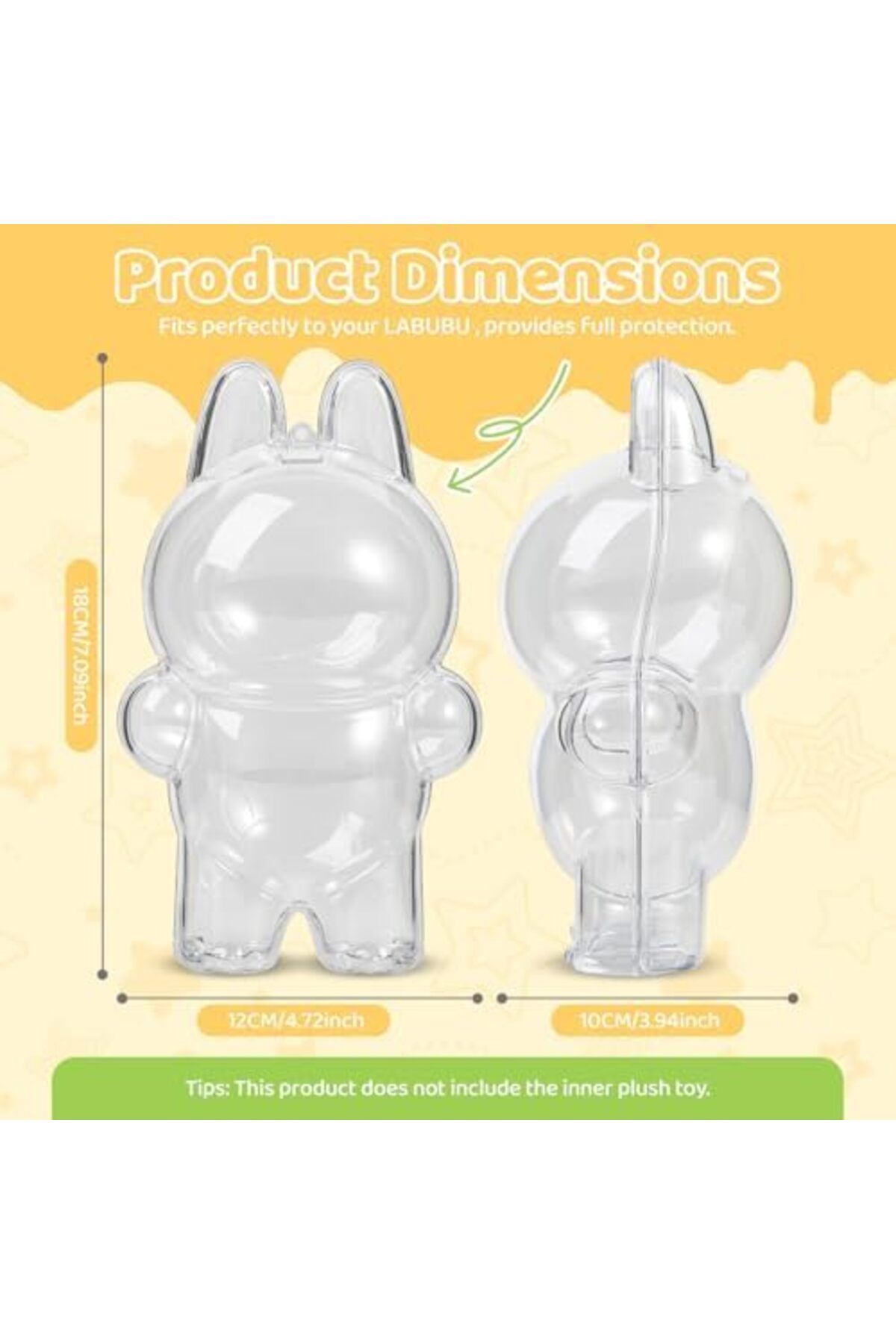 Generic-Transparent Display Case from Lapopo with Silicone Strap 2
