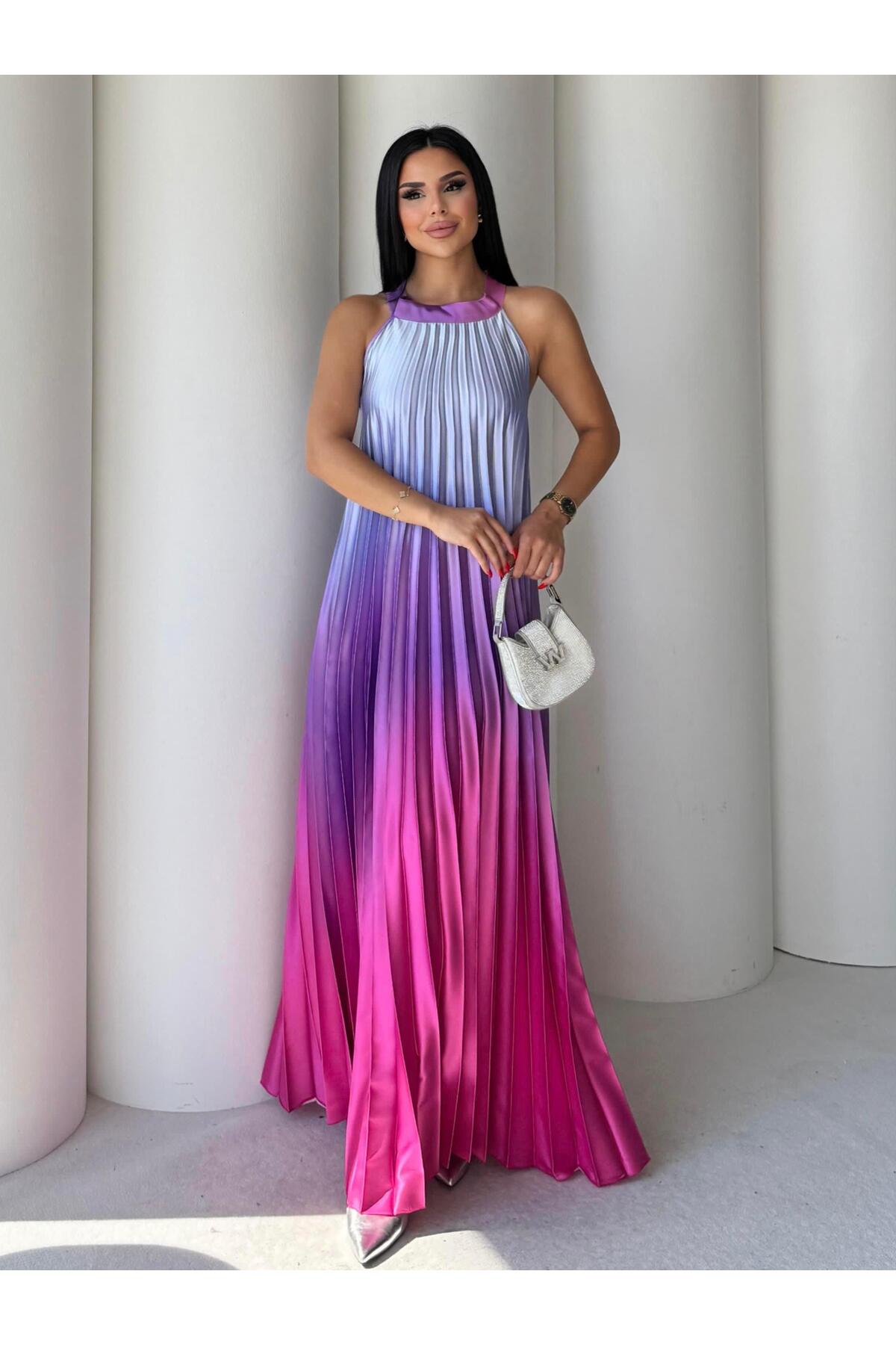 by kadriye yılmaz Dress - Multicolor - Asymmetric- Trendyol