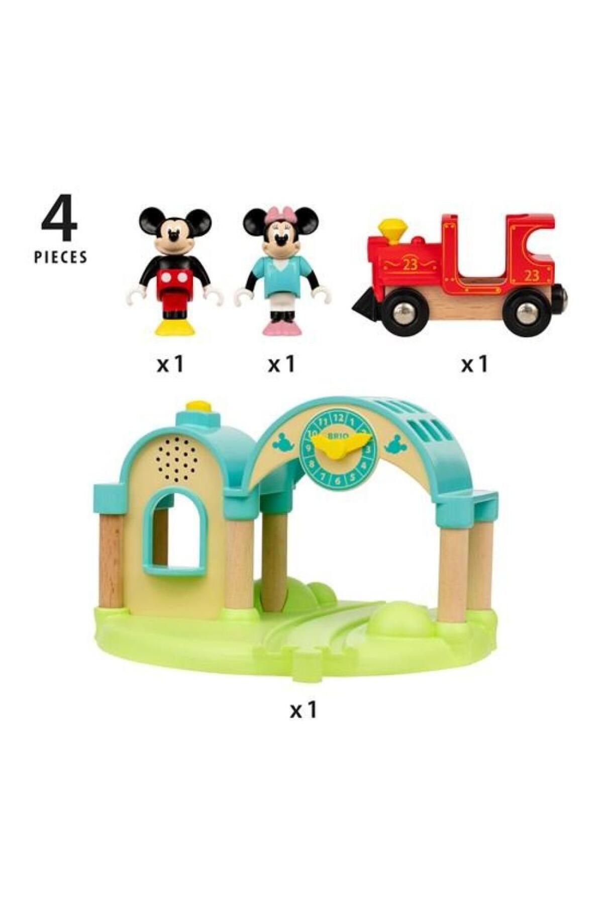 BRIO-Mickey Mouse train station with recording and playback 6