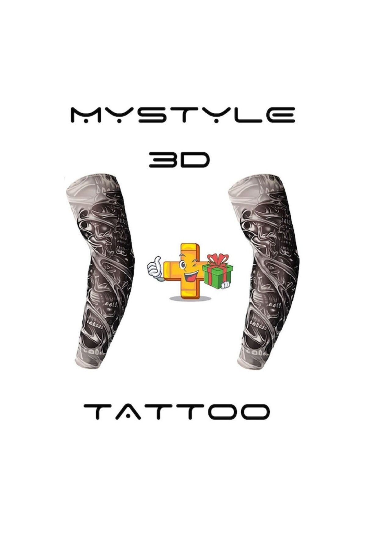 OEM-SET Doua Maneci Tatuate MyStyle 3D Print - Imita un tatuaj real 2