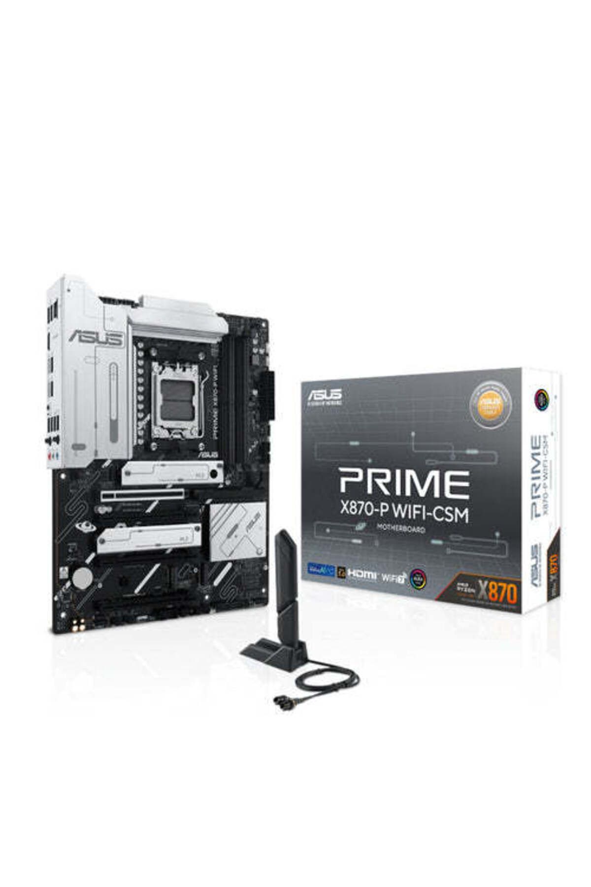 ASUS-| PRIME X870-P WIFI | Familie de procesoare AMD | Socket AM5 | DDR5 | 6