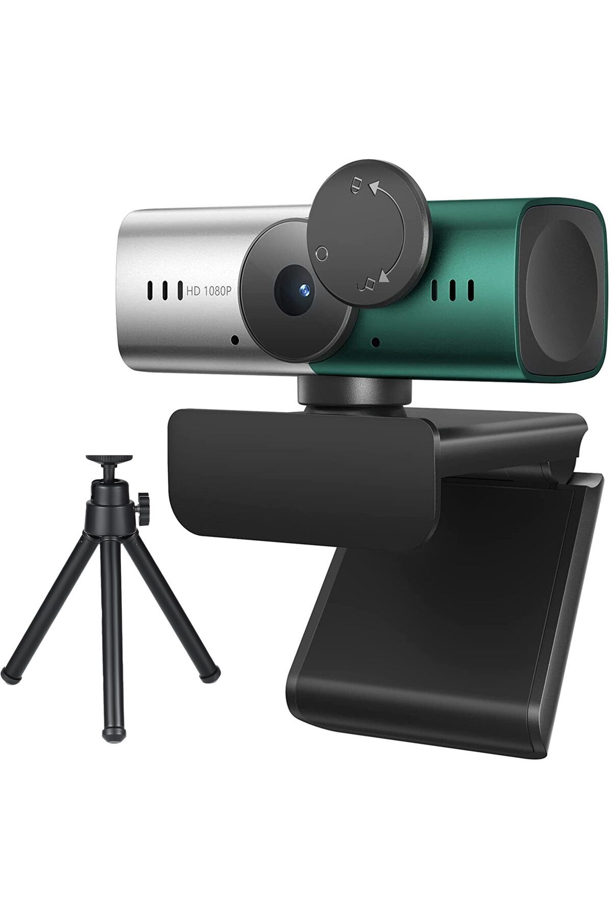 WowStep-Camera Web, 1080p 30fps, Auto-Focus, 360 Grade, Microfon Reducere Zgomot, USB, Trepied 1