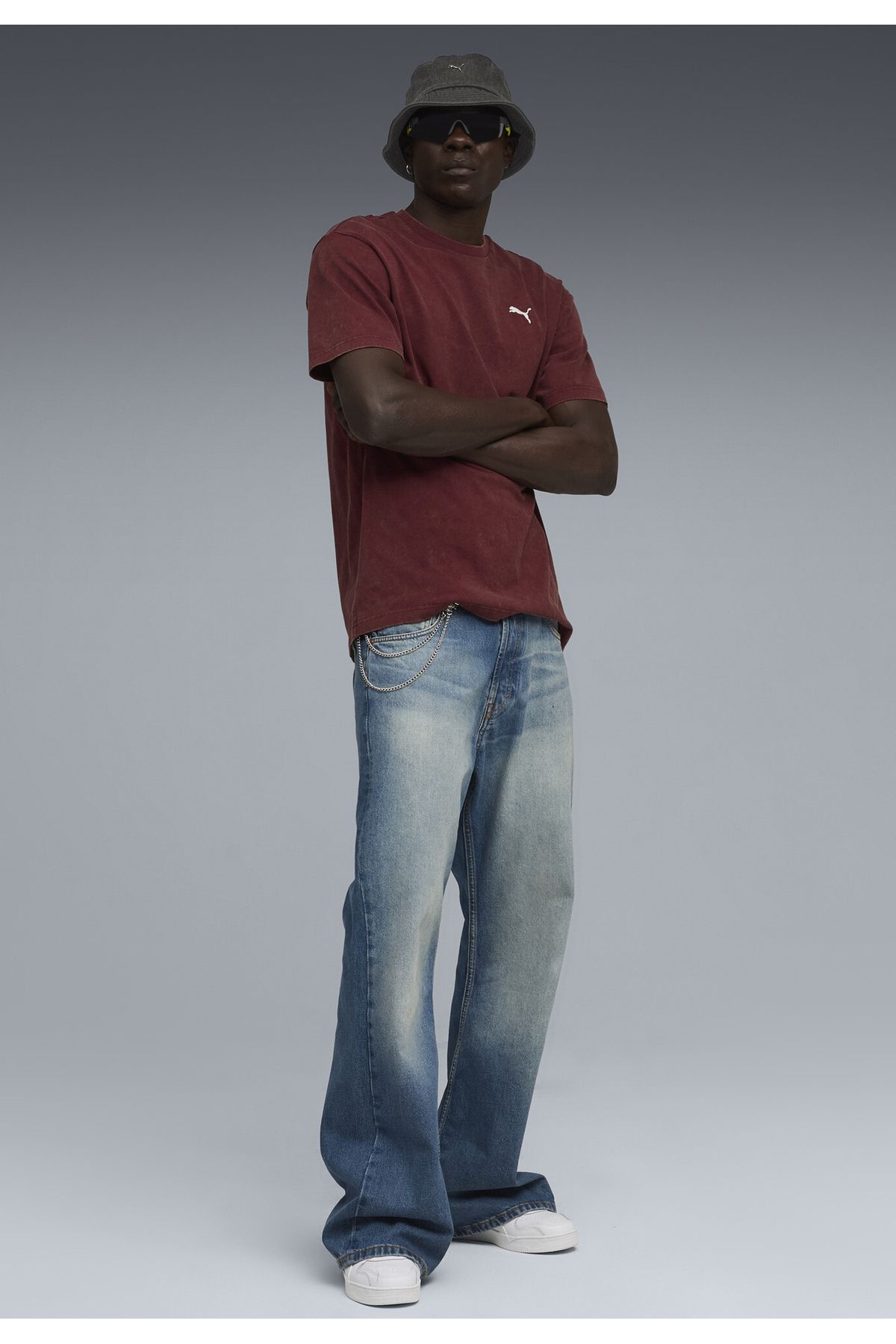 Puma-Essentials Elevated Relaxed Wash Tee Men 5