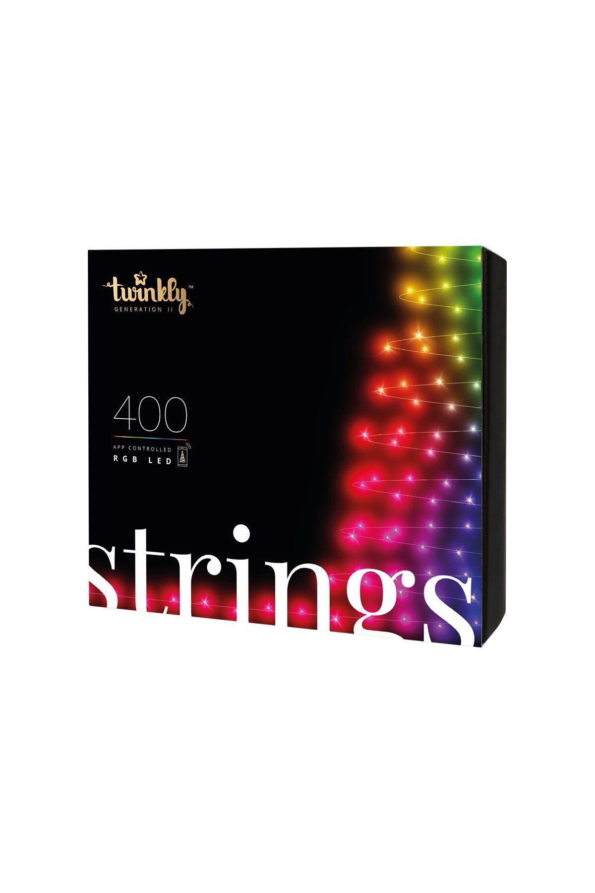 Twinkly-strings 400L 4,3mm RGB | Strings Smart LED Lights 400 RGB (Multicolor) 6