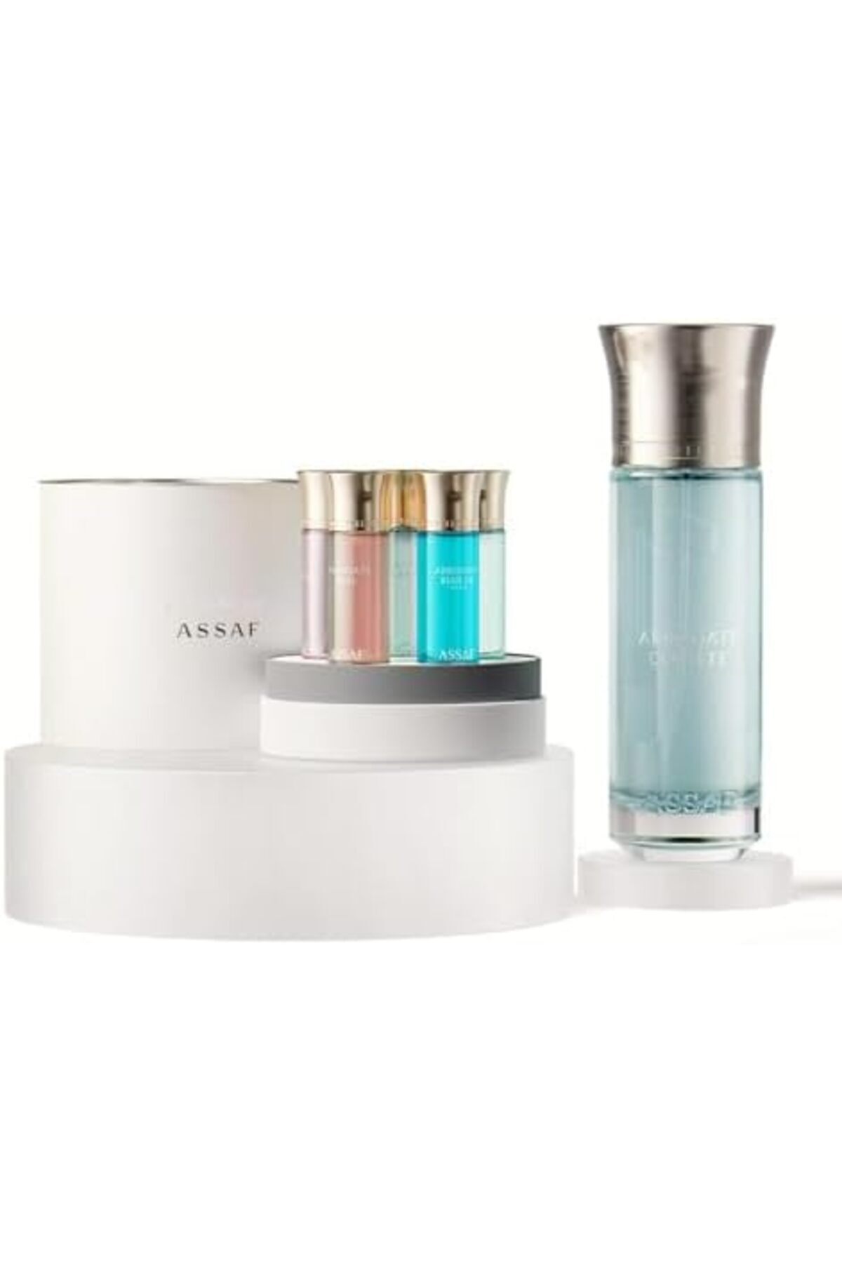 ASSAF-PERFUME SET GIFT | ARROGATE COMETE 200 ML + WILD COLT 125 ML + 5 PCS ARROGATE SAMPLES | PERFUM 5