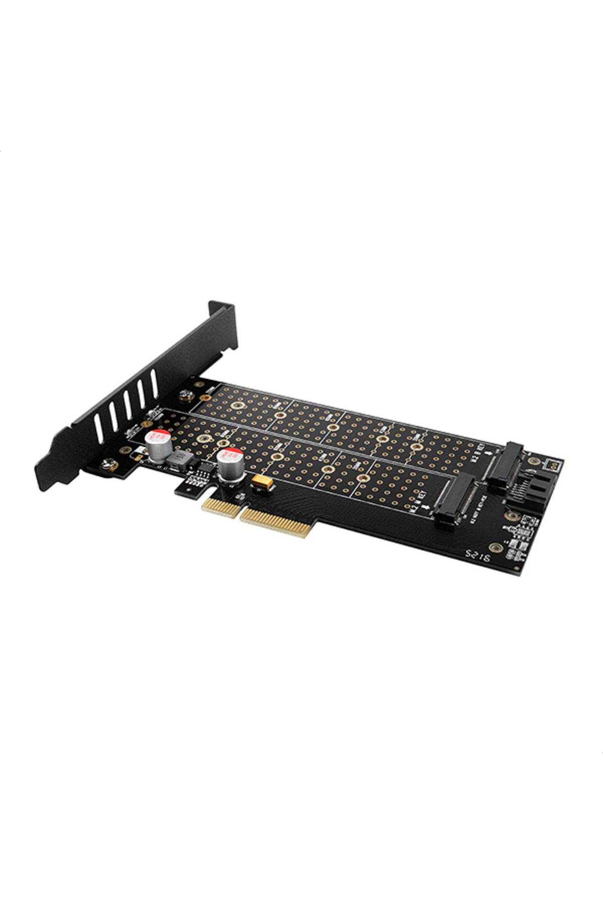 Axagon-PCI-Express x4 adapter to connect up to two M.2 disks to a computer | PCEM2-D 2