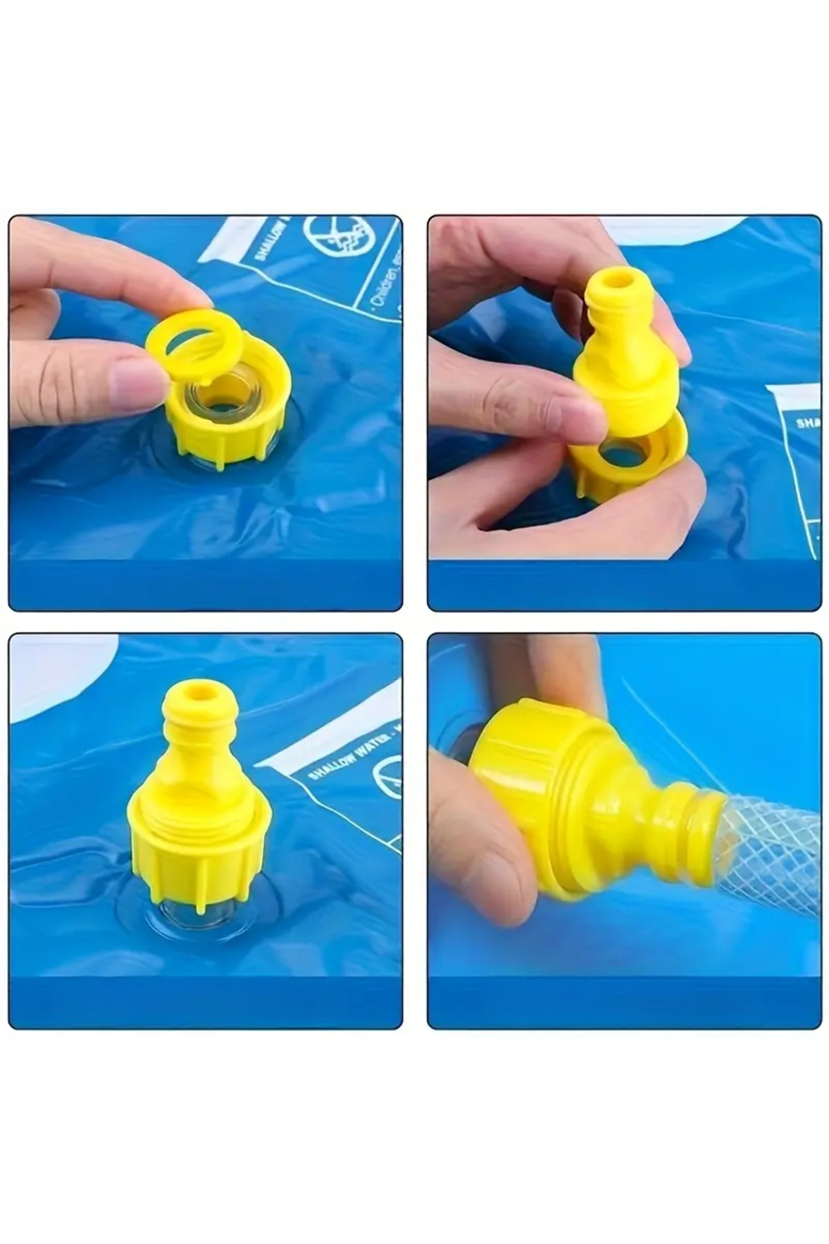 LRS STORE Fıskıyeli Su Fışkırtan Oyun Matı Su Havuzu Su Kaydırağı 100 Cm fotoğrafı 5 (önizleme)