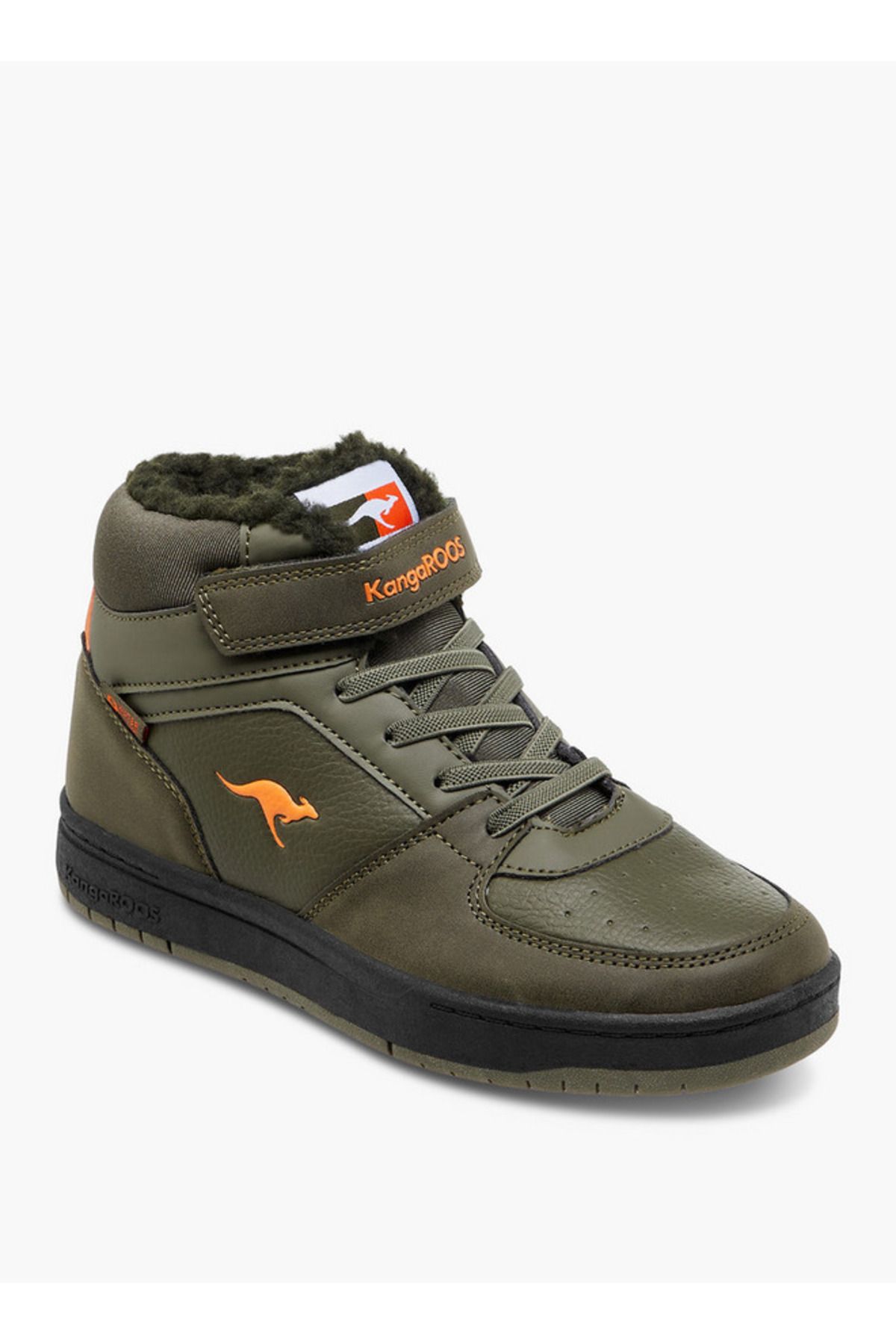 Kangaroos-Boys' Panelled High Top Shoes with Hook and Loop Closure 2